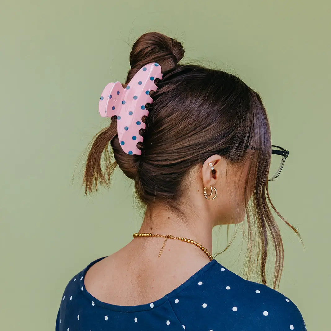 KAXI Polka Dot & Striped Claws - Pink Blue Dot