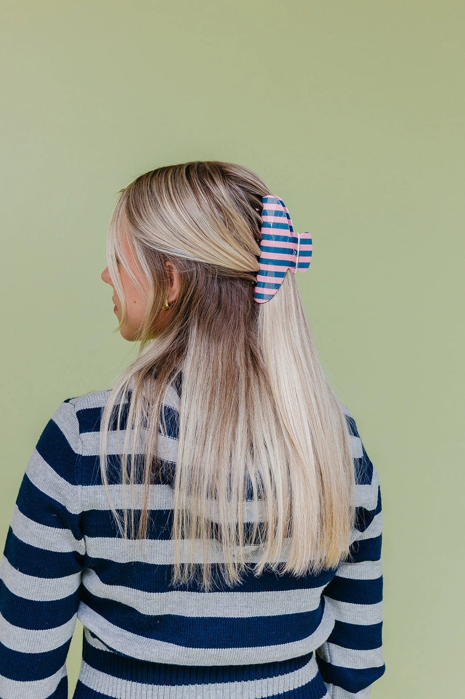 KAXI Polka Dot & Striped Claws - Pink Blue Stripe