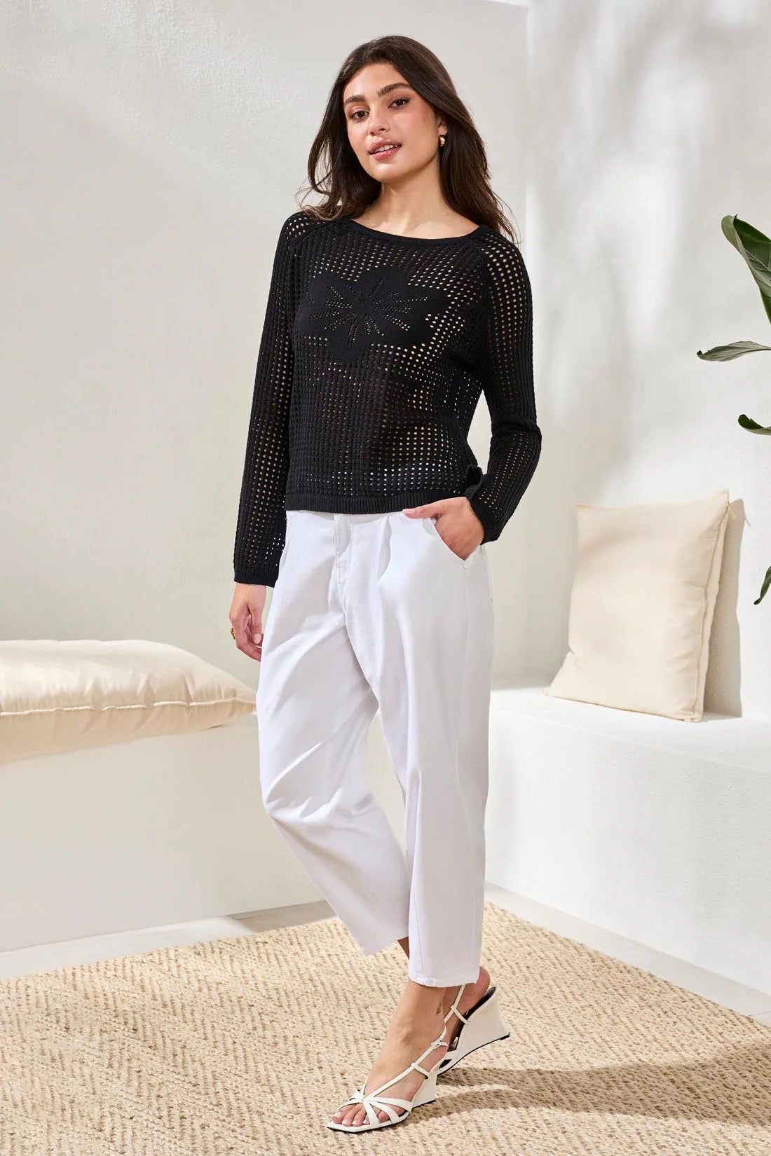 Tribal Kelly Sweater - Black