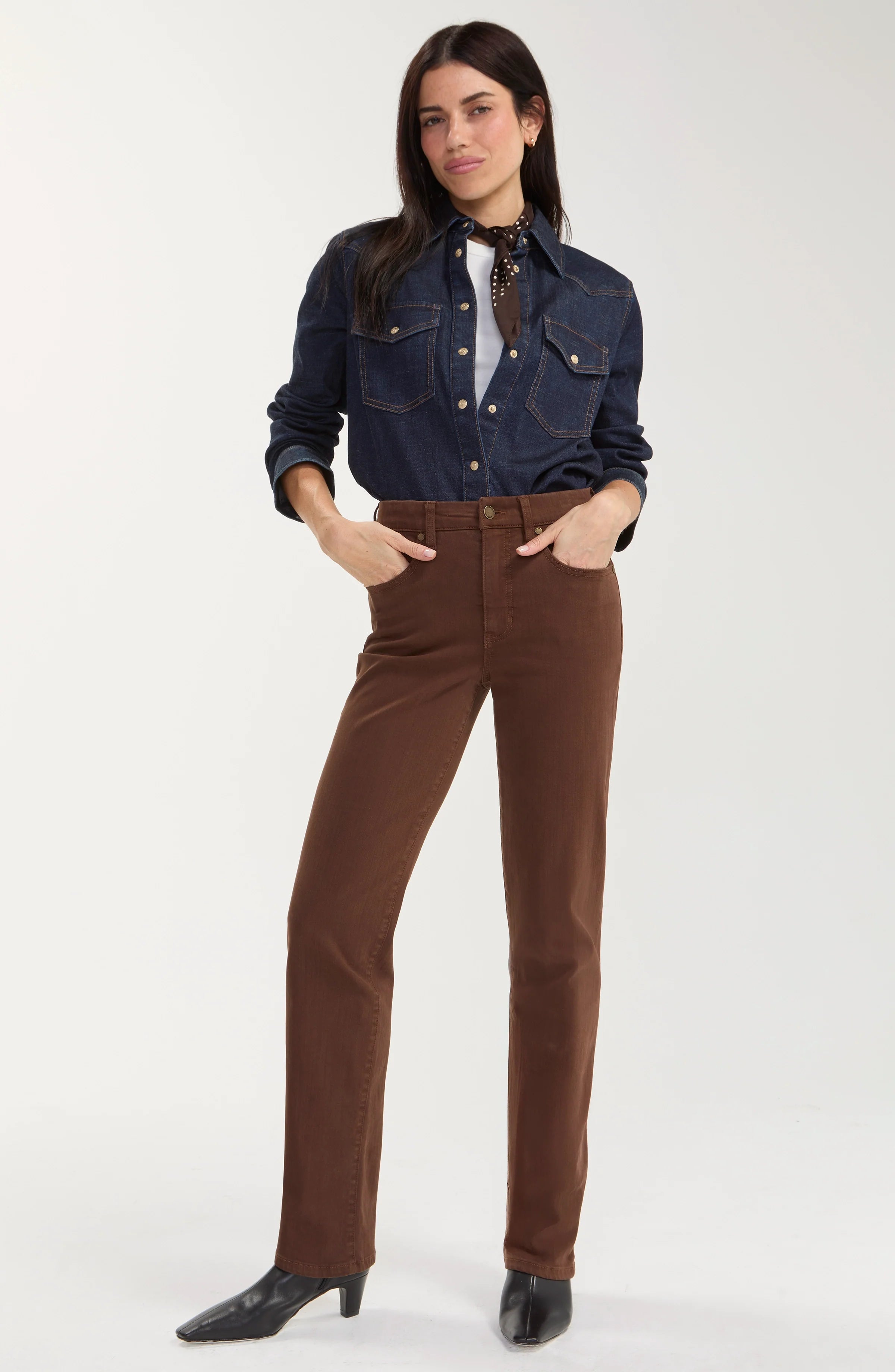 Liverpool Kennedy Straight - Brown