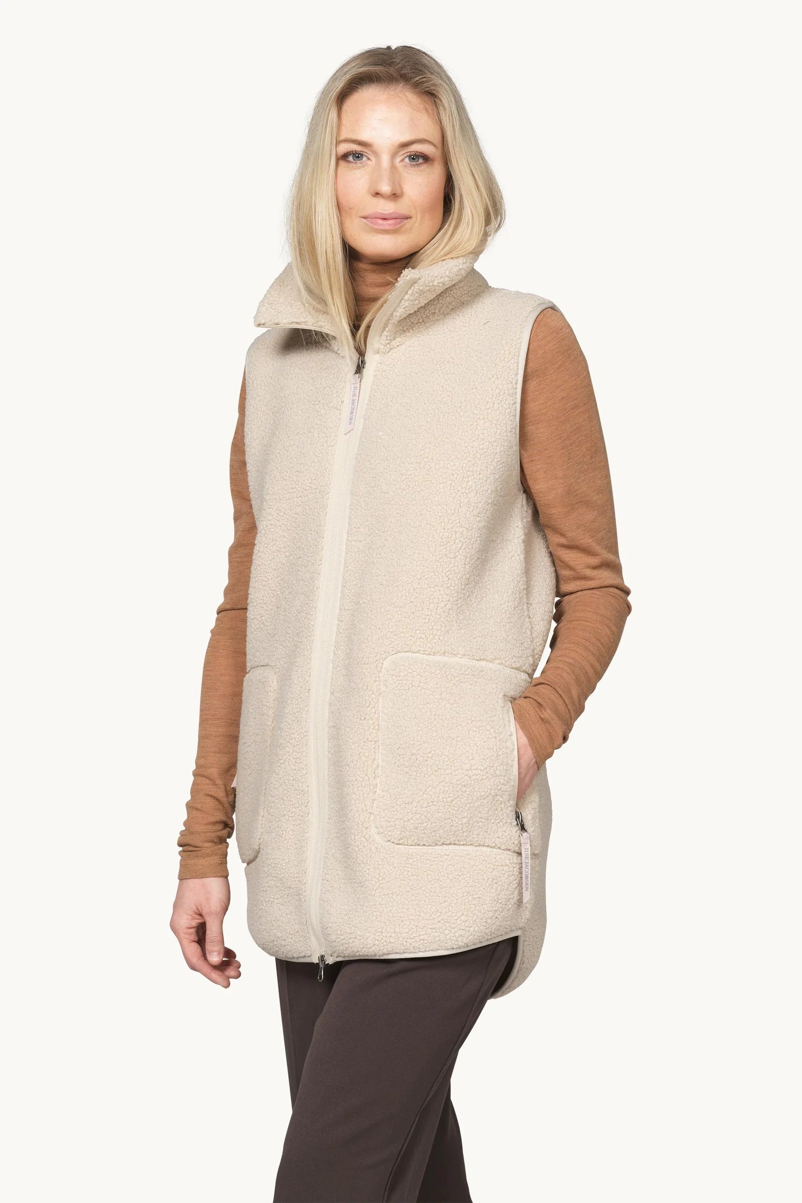 Ilse Jacobsen Long Sherpa Vest - Kit