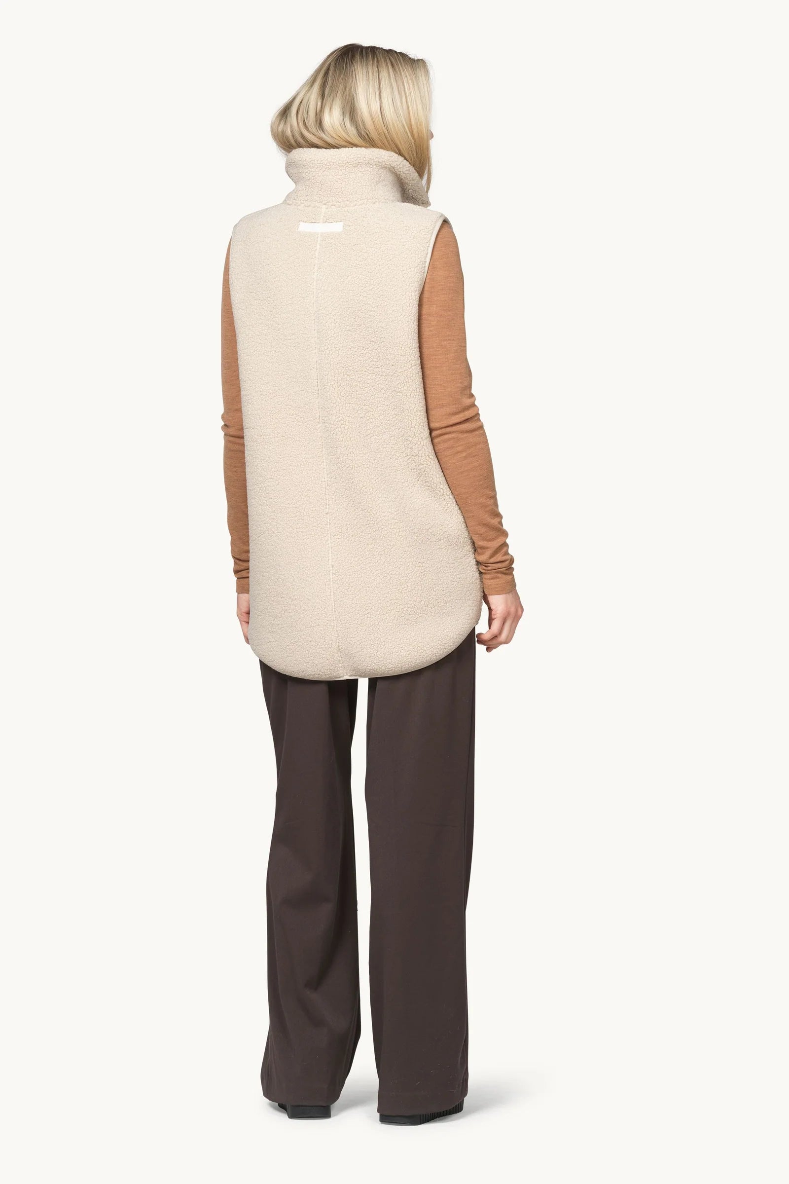 Ilse Jacobsen Long Sherpa Vest - Kit