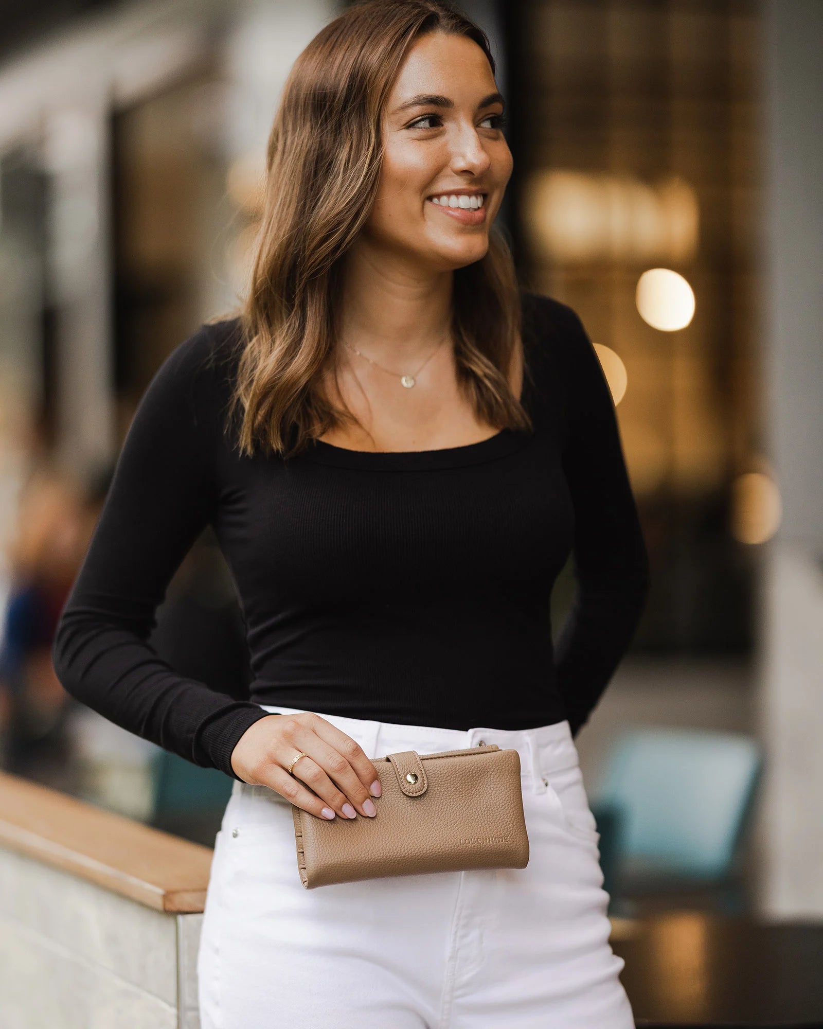 Louenhide Stella Wallet - Latte