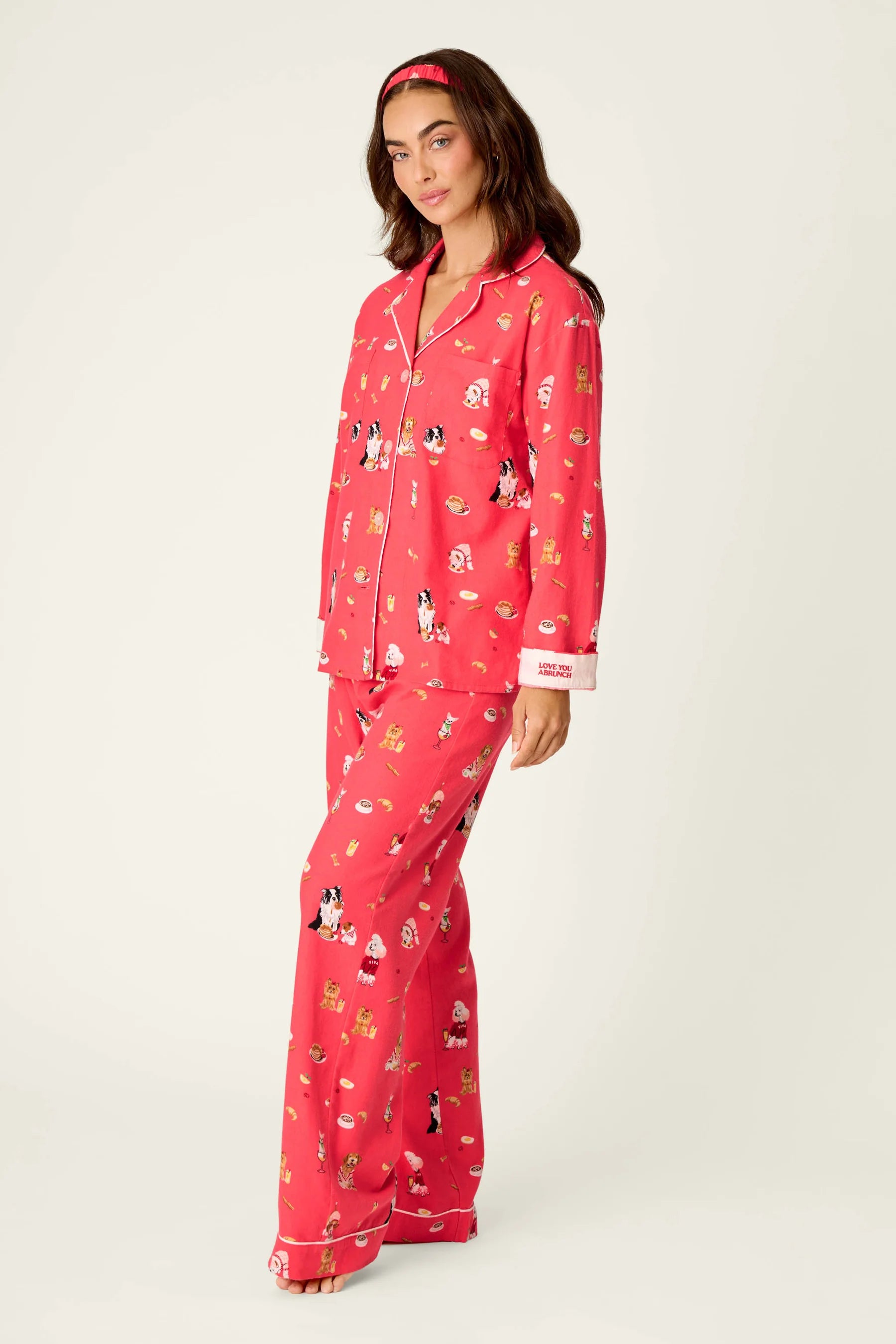 PJ Salvage Flannel PJ Set - Love You A Brunch