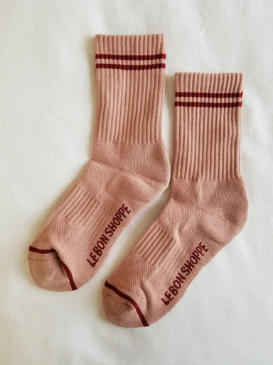 Le Bon Shoppe Boyfriend Socks - Vintage Pink Accessories - Other Accessories - Socks by Le Bon Shoppe | Grace the Boutique