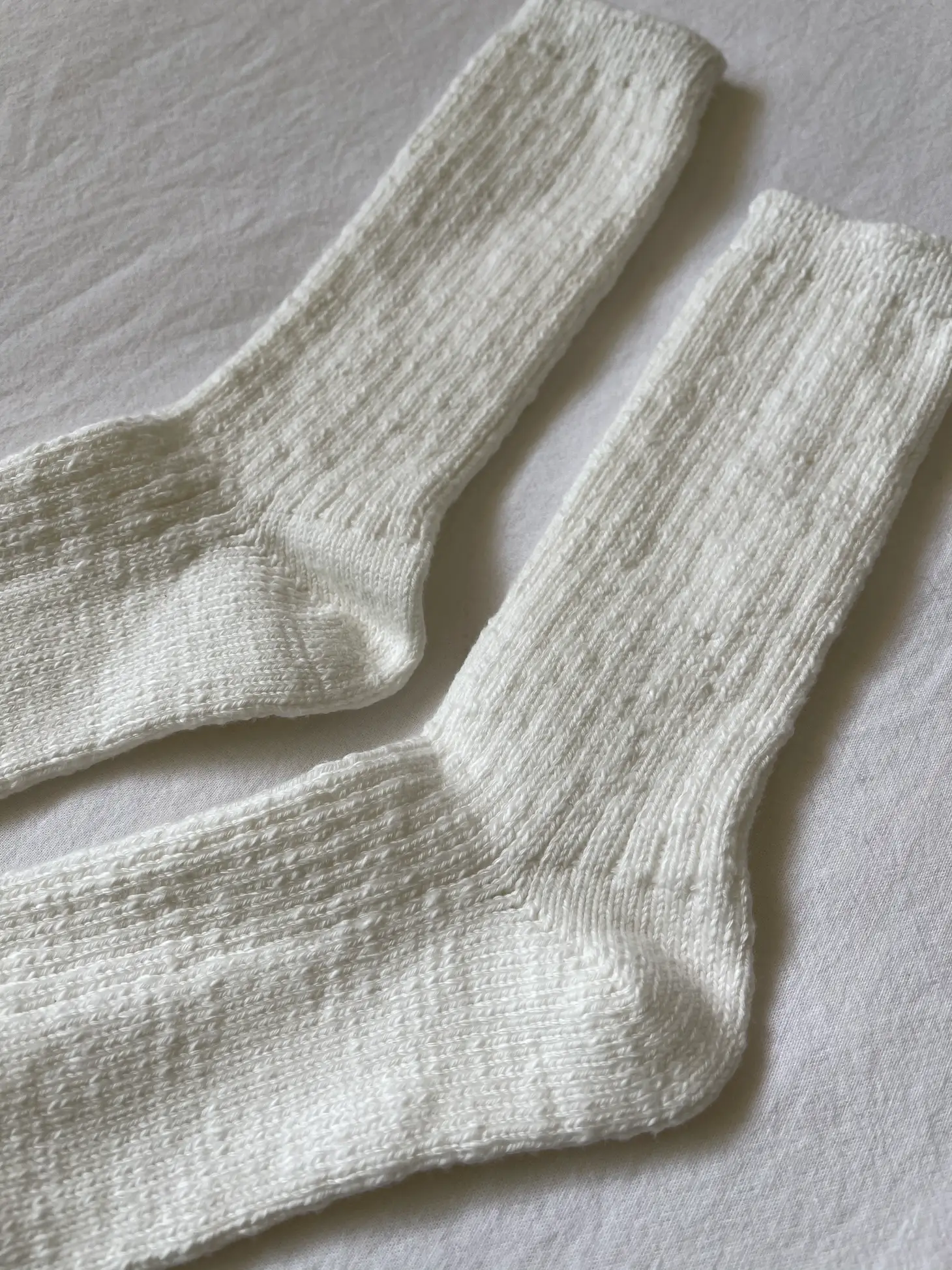 Le Bon Shoppe Cottage Socks - White Linen Accessories - Other Accessories - Socks by Le Bon Shoppe | Grace the Boutique
