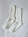 Le Bon Shoppe Cottage Socks - White Linen Accessories - Other Accessories - Socks by Le Bon Shoppe | Grace the Boutique