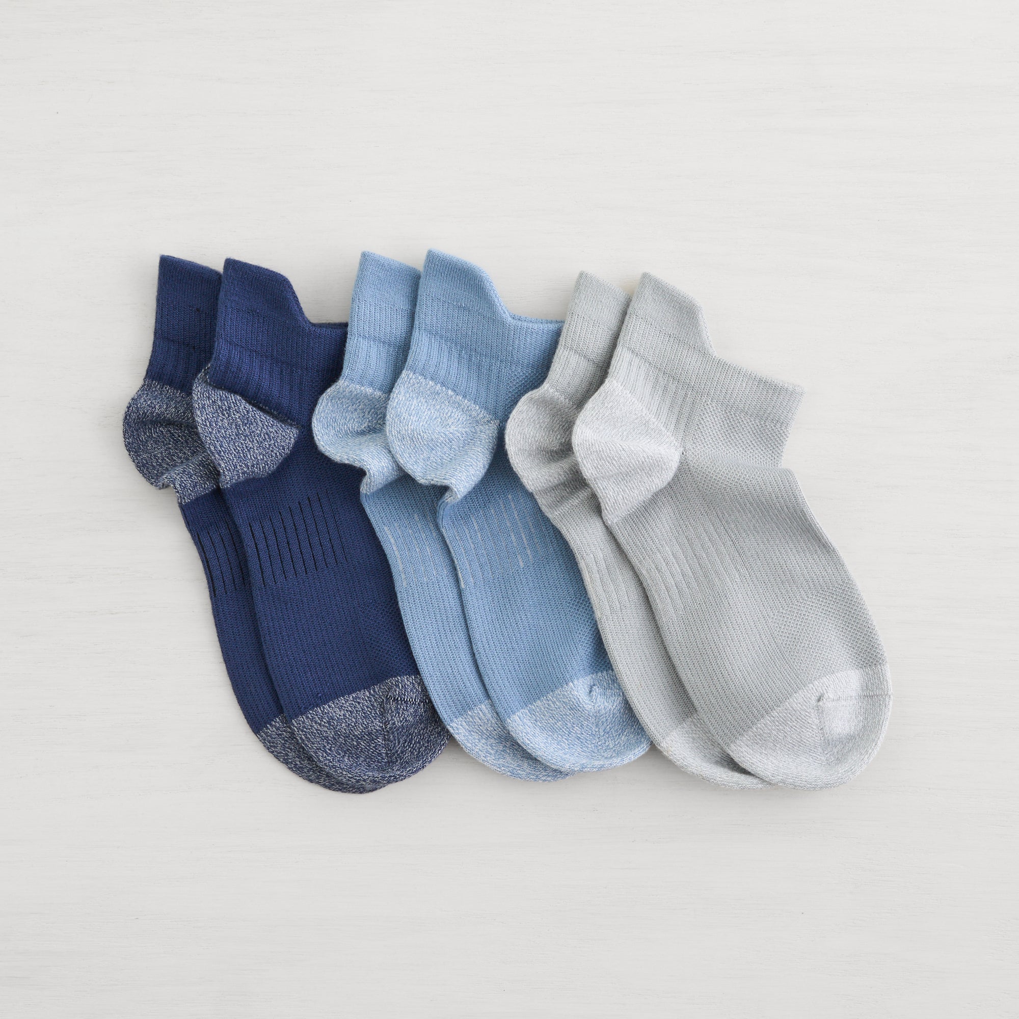 Lemon 3 Pack Performance Low Cut Sock - Navy/Grey Accessories - Other Accessories - Socks by Lemon | Grace the Boutique