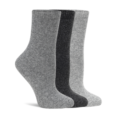 Lemon 3Pk Hiker Boot Crew - Charcoal Accessories - Other Accessories - Socks by Lemon | Grace the Boutique