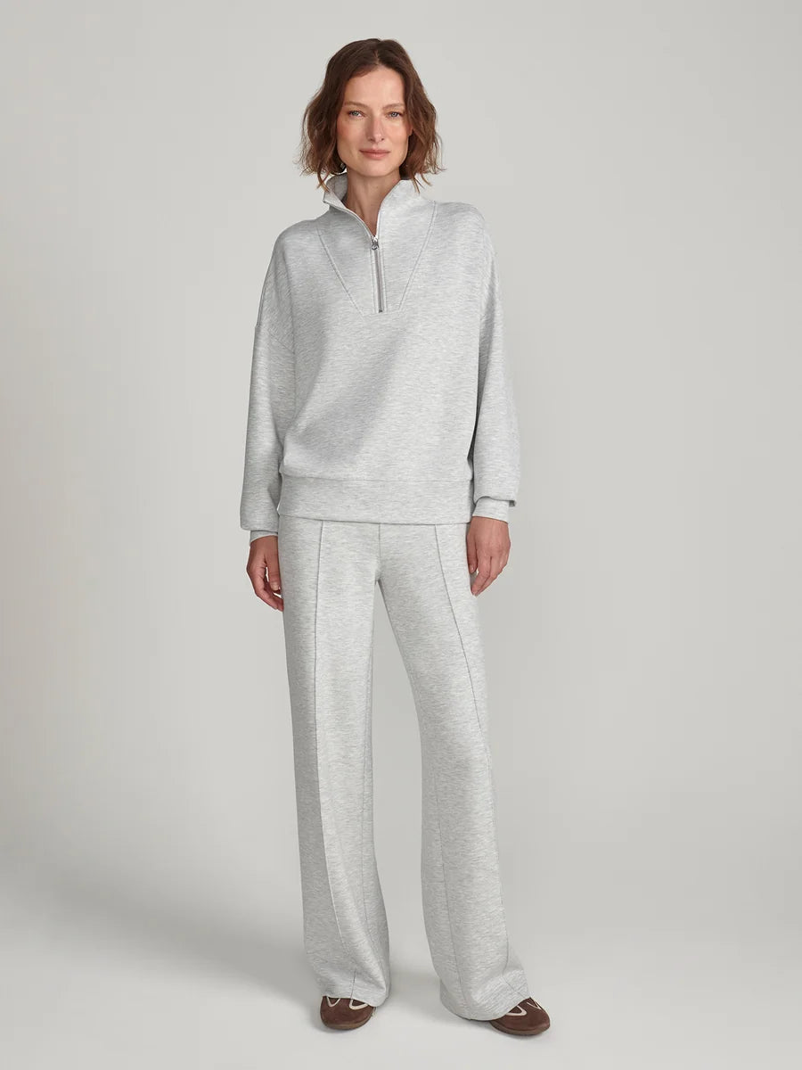 Varley Wide Leg Pant 30 - Light Grey Marl