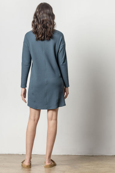 Lilla P Seamed Boatneck Dress - Abyss Clothing - Dresses + Jumpsuits - Dresses - Short Dresses by Lilla P | Grace the Boutique