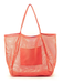 Little Trendy Mesh Beach Bag - Tangerine Accessories - Other Accessories - Handbags & Wallets by Little Trendy | Grace the Boutique