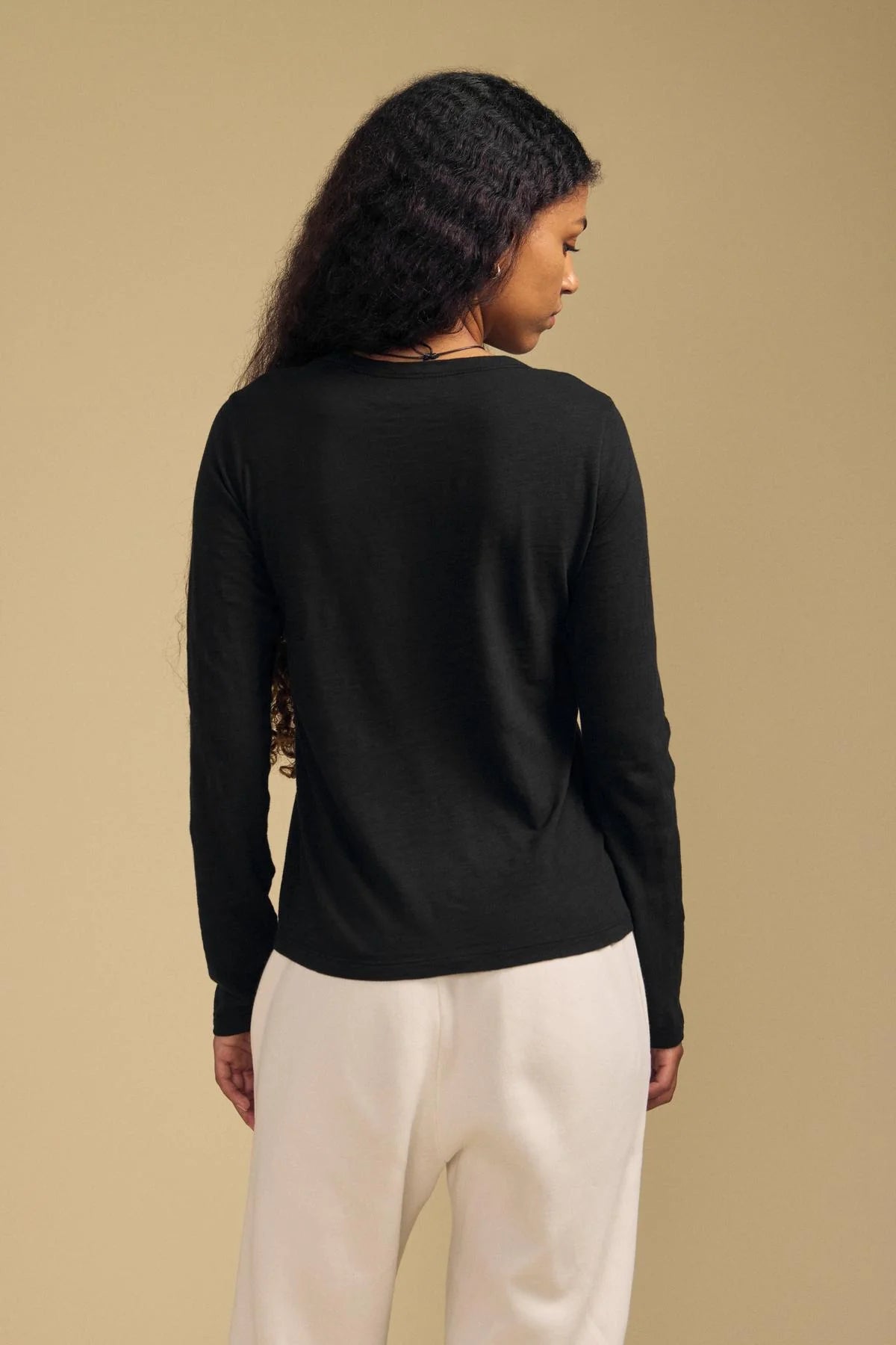 Velvet Originals Lizzie LS Tee - Black