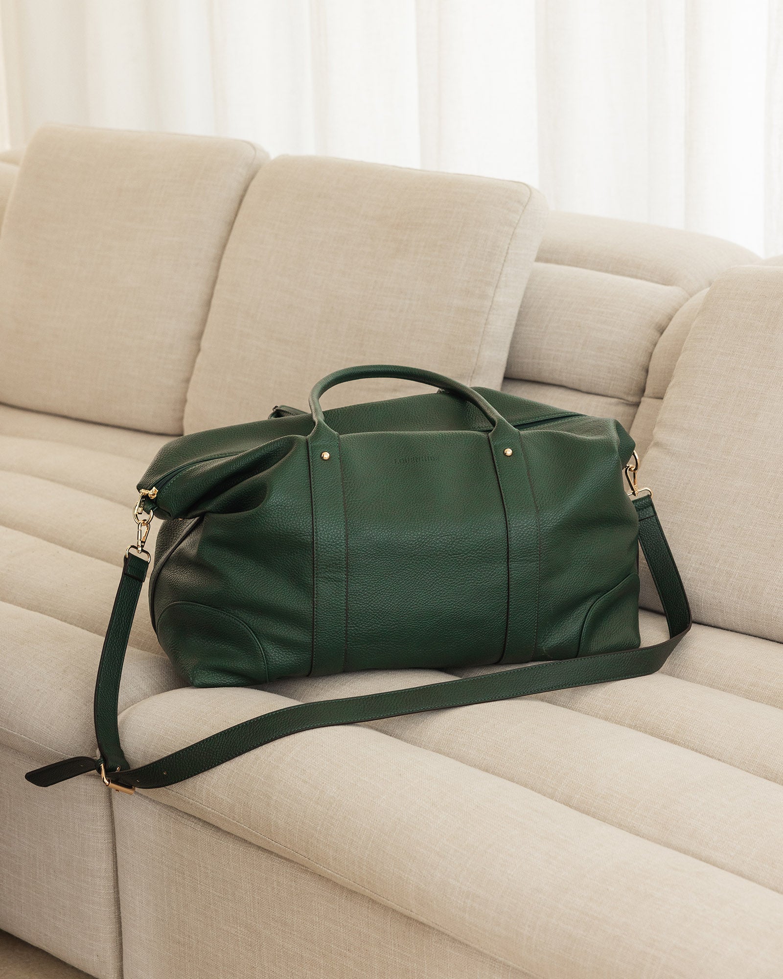 Louenhide Alexis Stripe Weekender Bag - Forest Green