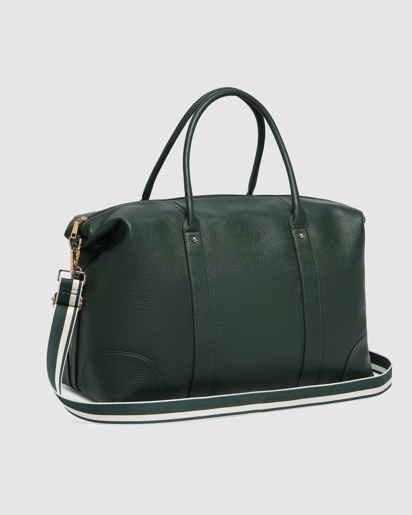 Louenhide Alexis Stripe Weekender Bag - Forest Green