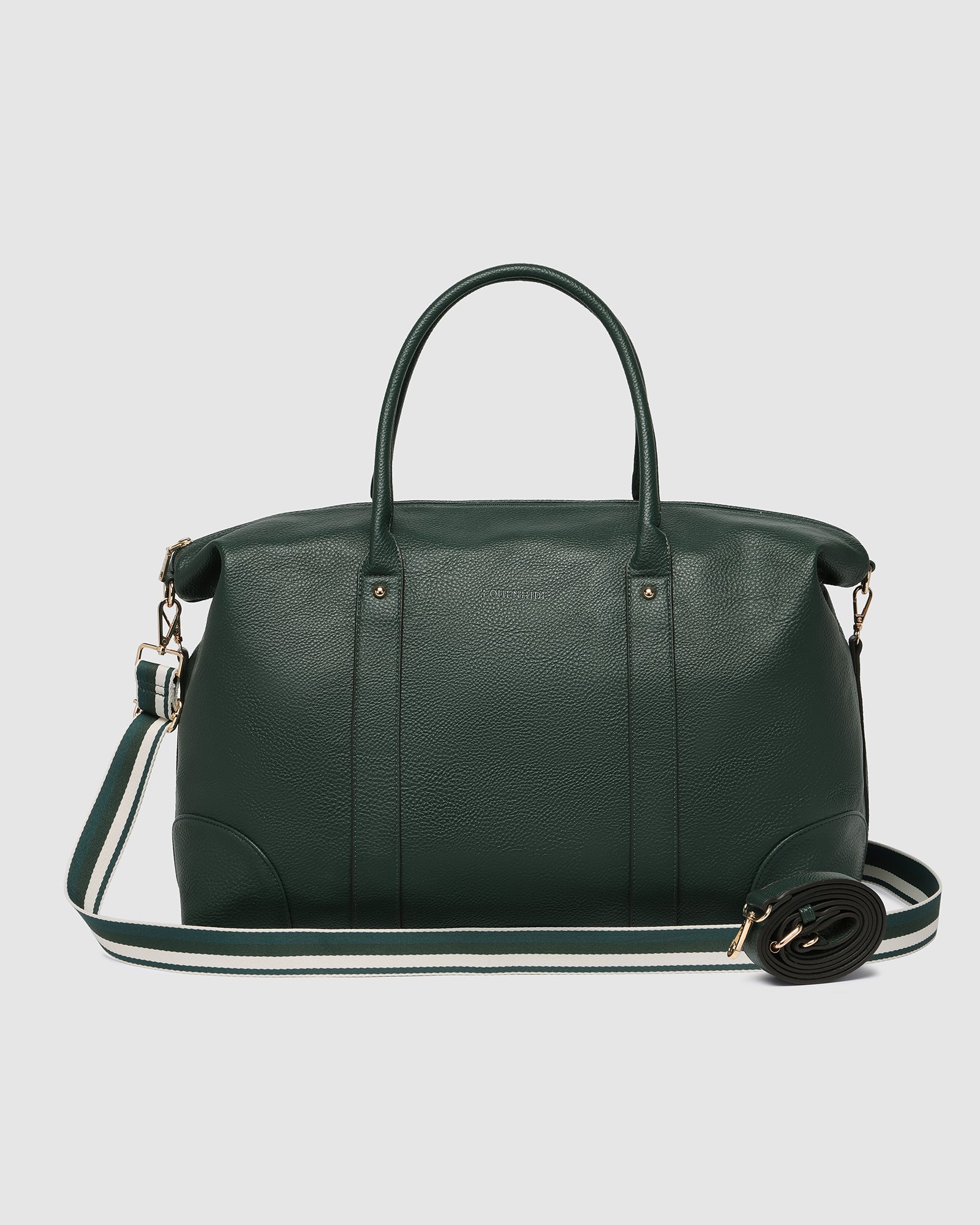 Louenhide Alexis Stripe Weekender Bag - Forest Green