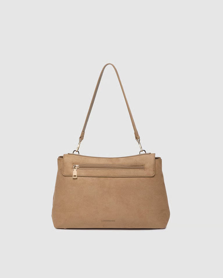 Louenhide Arden Suede Shoulder Bag - Honey