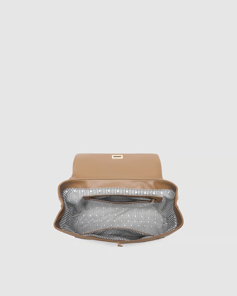 Louenhide Arden Suede Shoulder Bag - Honey
