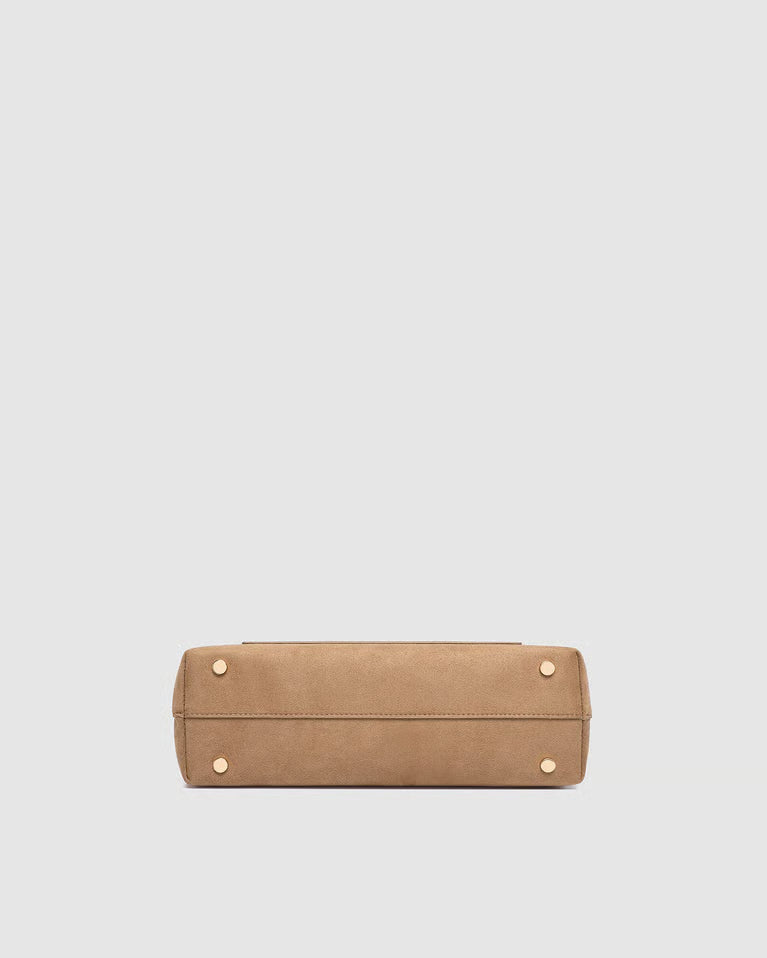 Louenhide Arden Suede Shoulder Bag - Honey