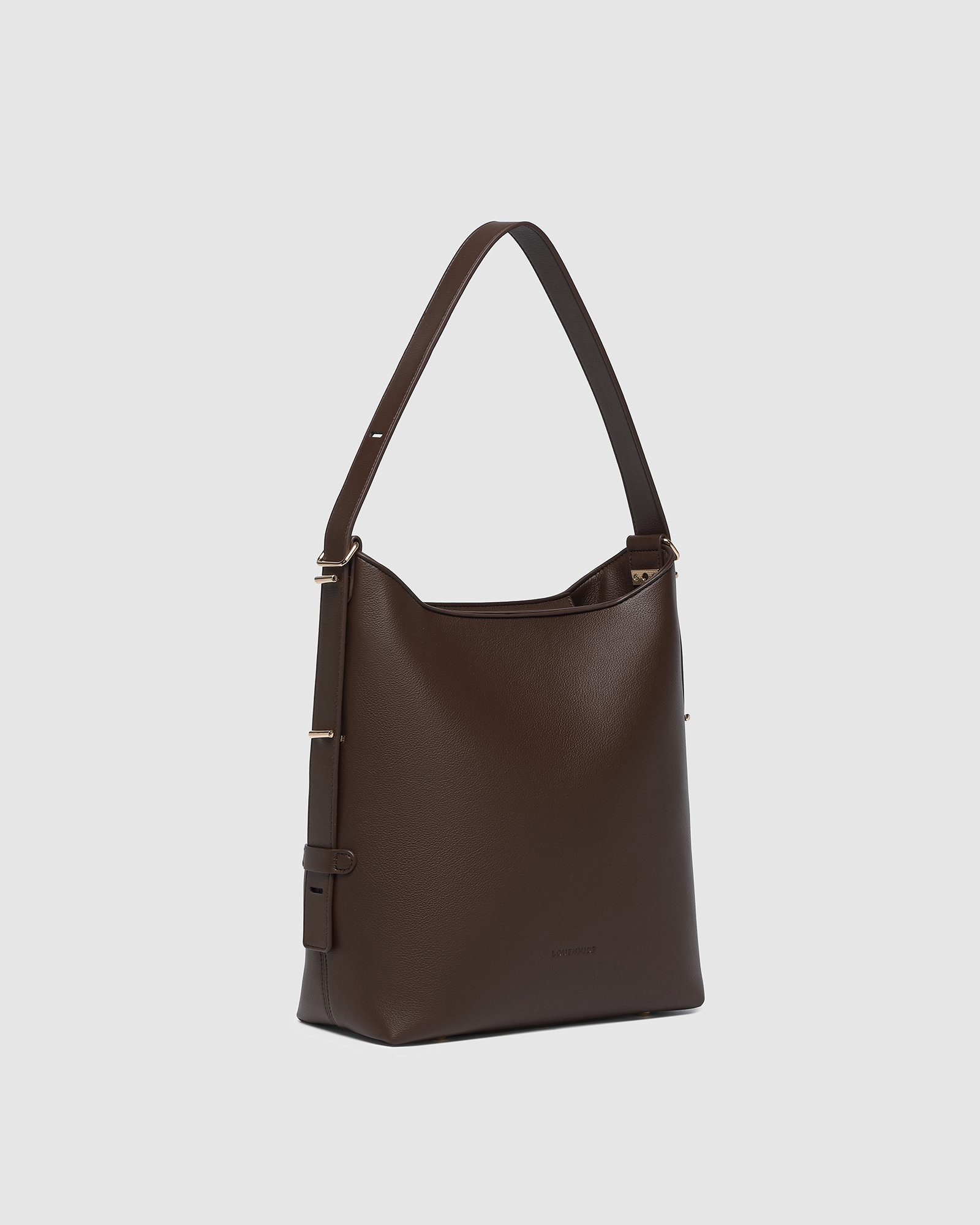 Louenhide Audrey Bucket Bag - Chocolate