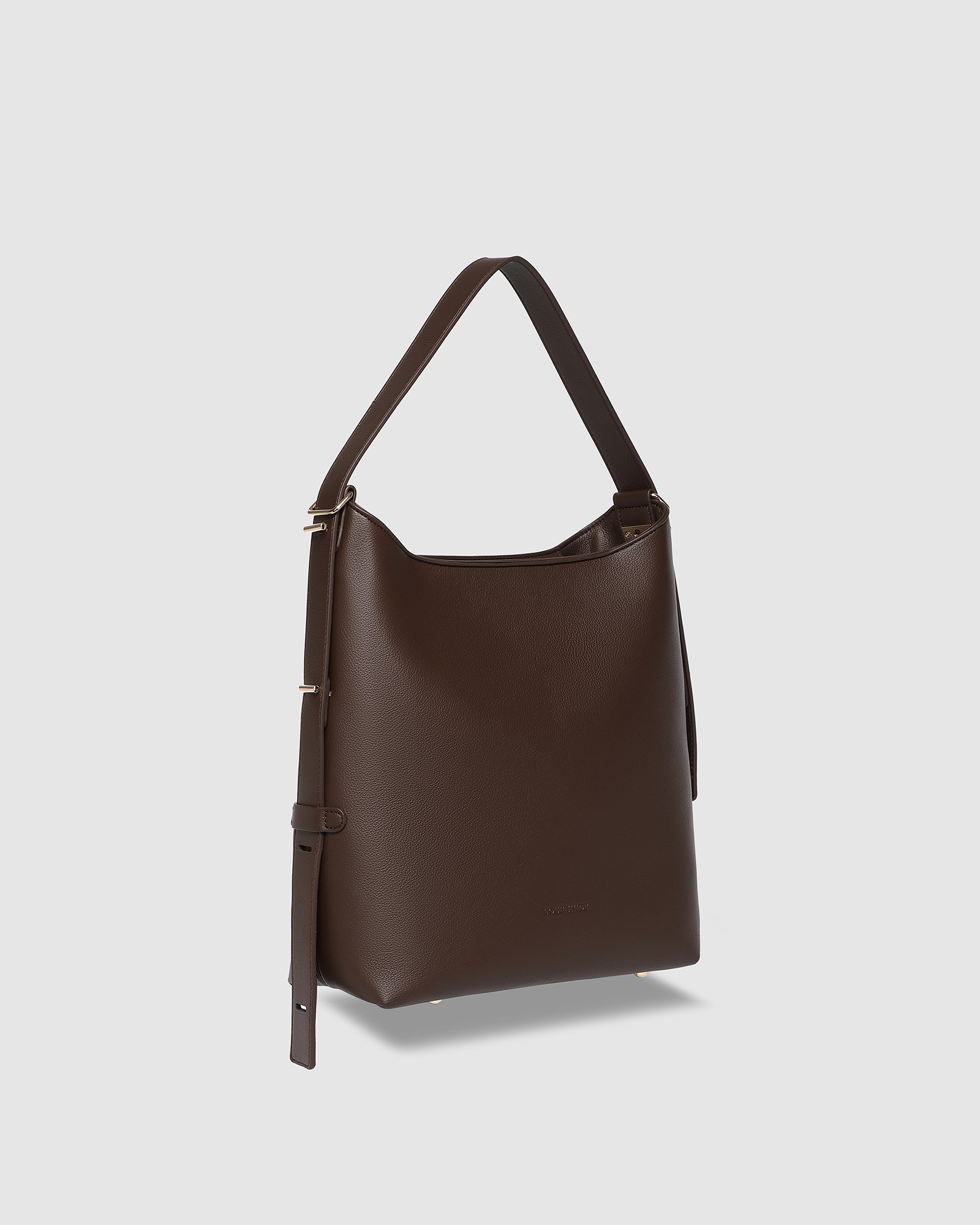 Louenhide Audrey Bucket Bag - Chocolate