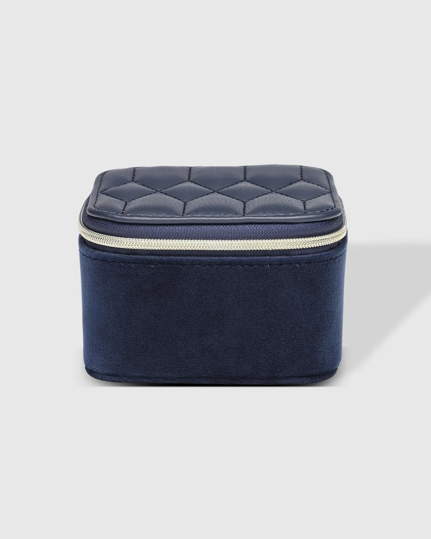 Louenhide Beau Jewelry Case - Velvet Navy Accessories - Other Accessories - Handbags & Wallets by Louenhide | Grace the Boutique