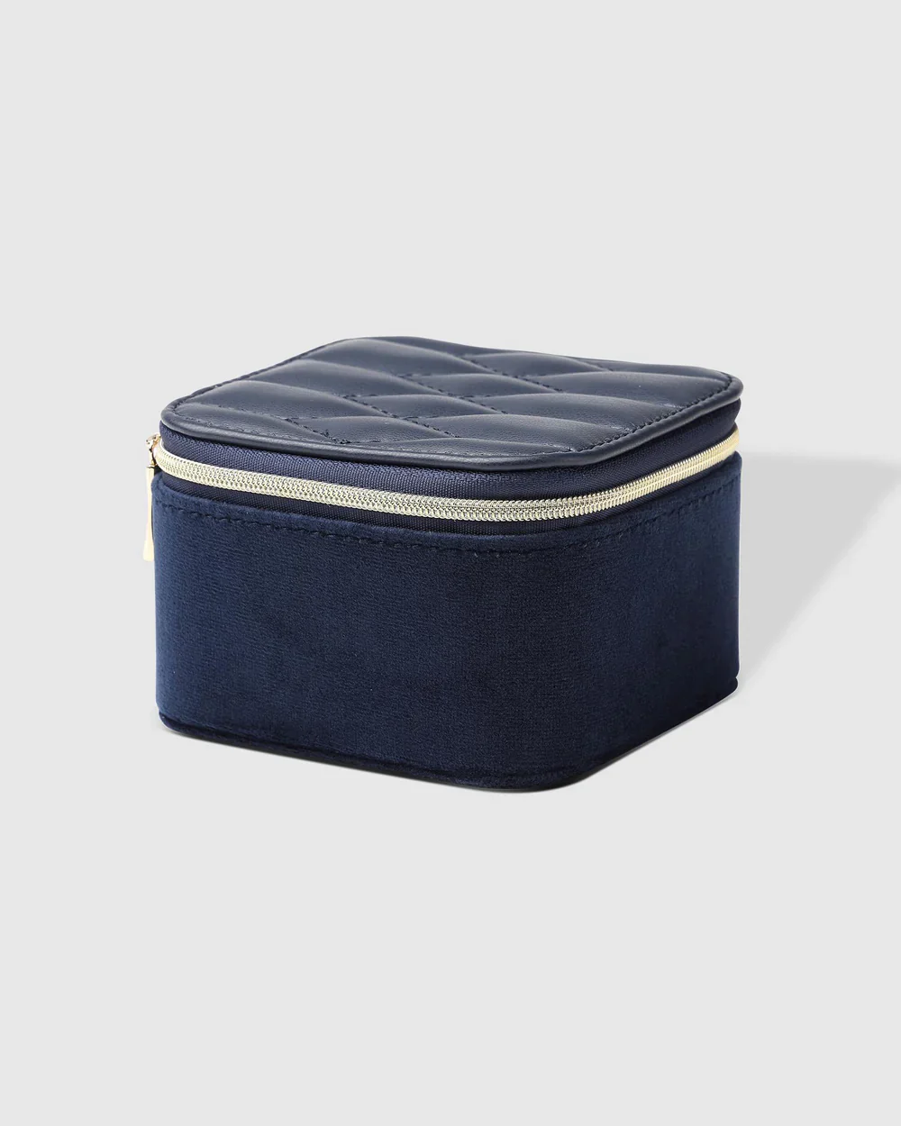 Louenhide Beau Jewelry Case - Velvet Navy Accessories - Other Accessories - Handbags & Wallets by Louenhide | Grace the Boutique