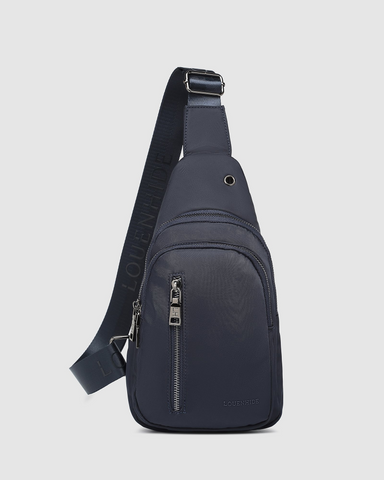 Louenhide Boyd Nylon Sling Bag - Navy Accessories - Other Accessories - Handbags & Wallets by Louenhide | Grace the Boutique