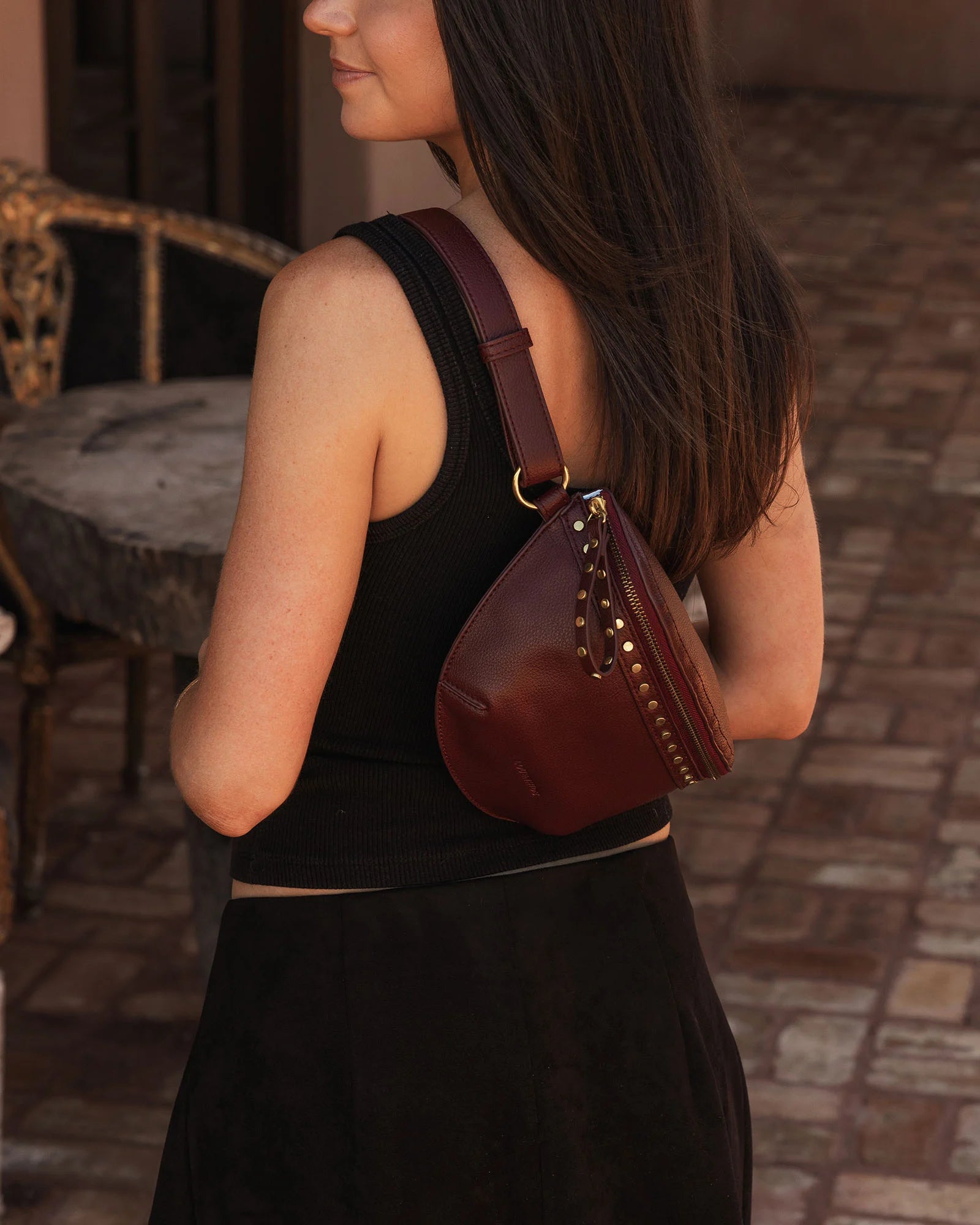 Louenhide Cassidy Belt Bag - Burgundy