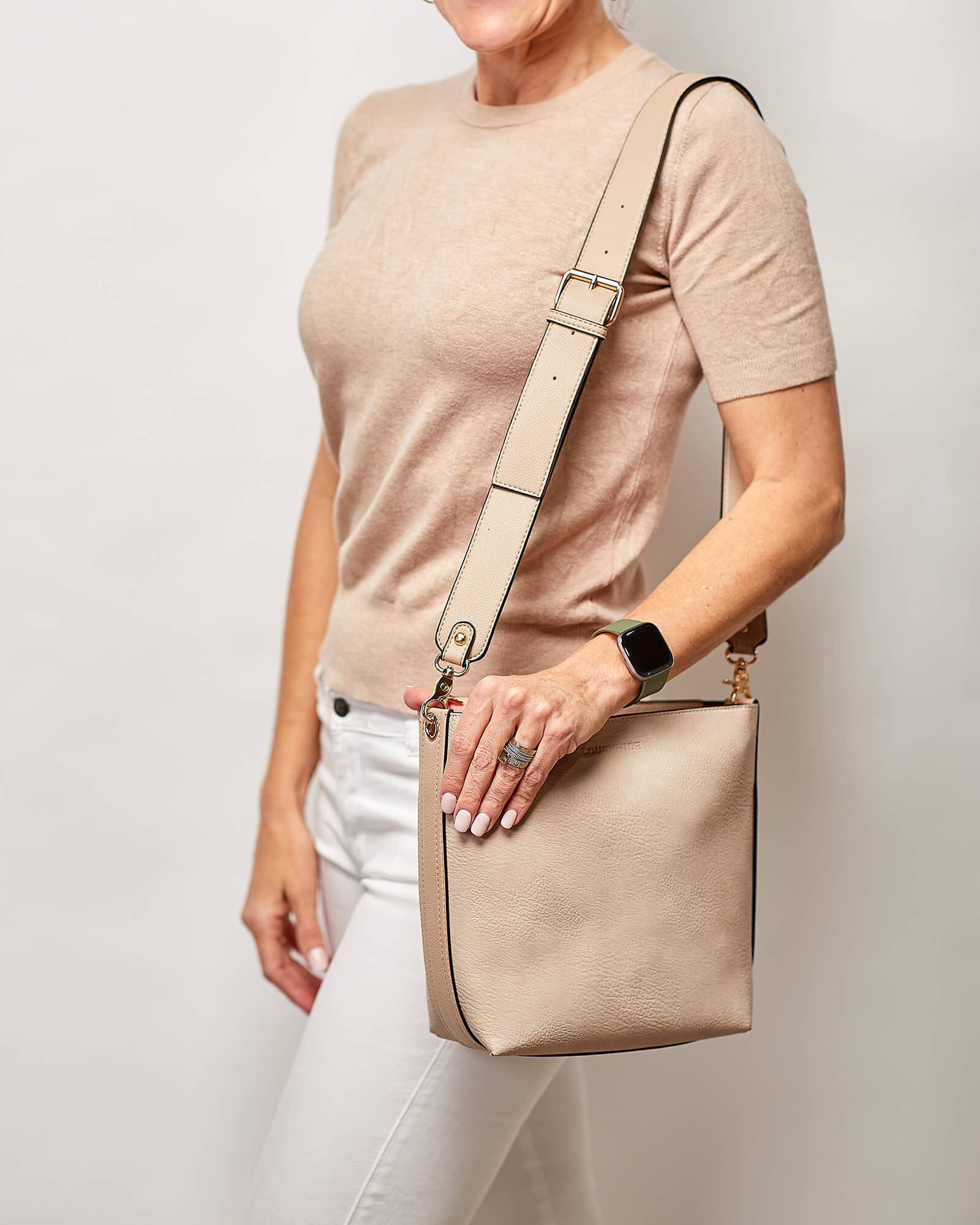 Louenhide Charlie Bag - Putty Accessories - Other Accessories - Handbags & Wallets by Louenhide | Grace the Boutique