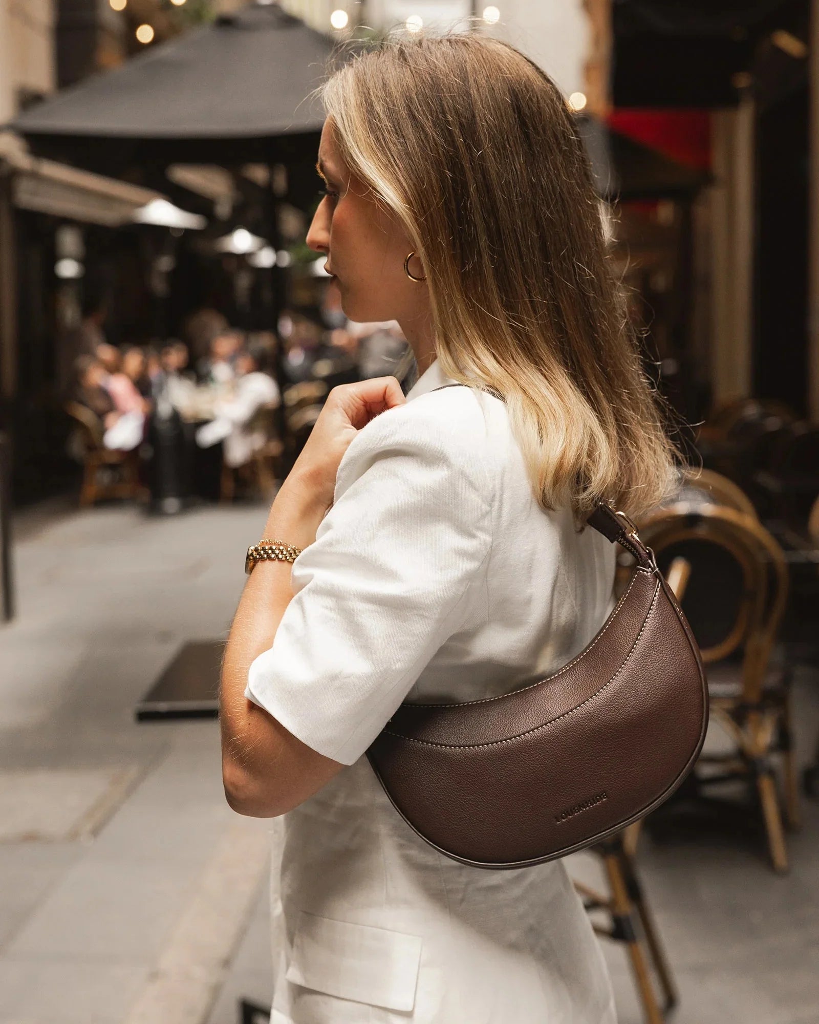 Louenhide Claudia Shoulder Bag - Chocolate