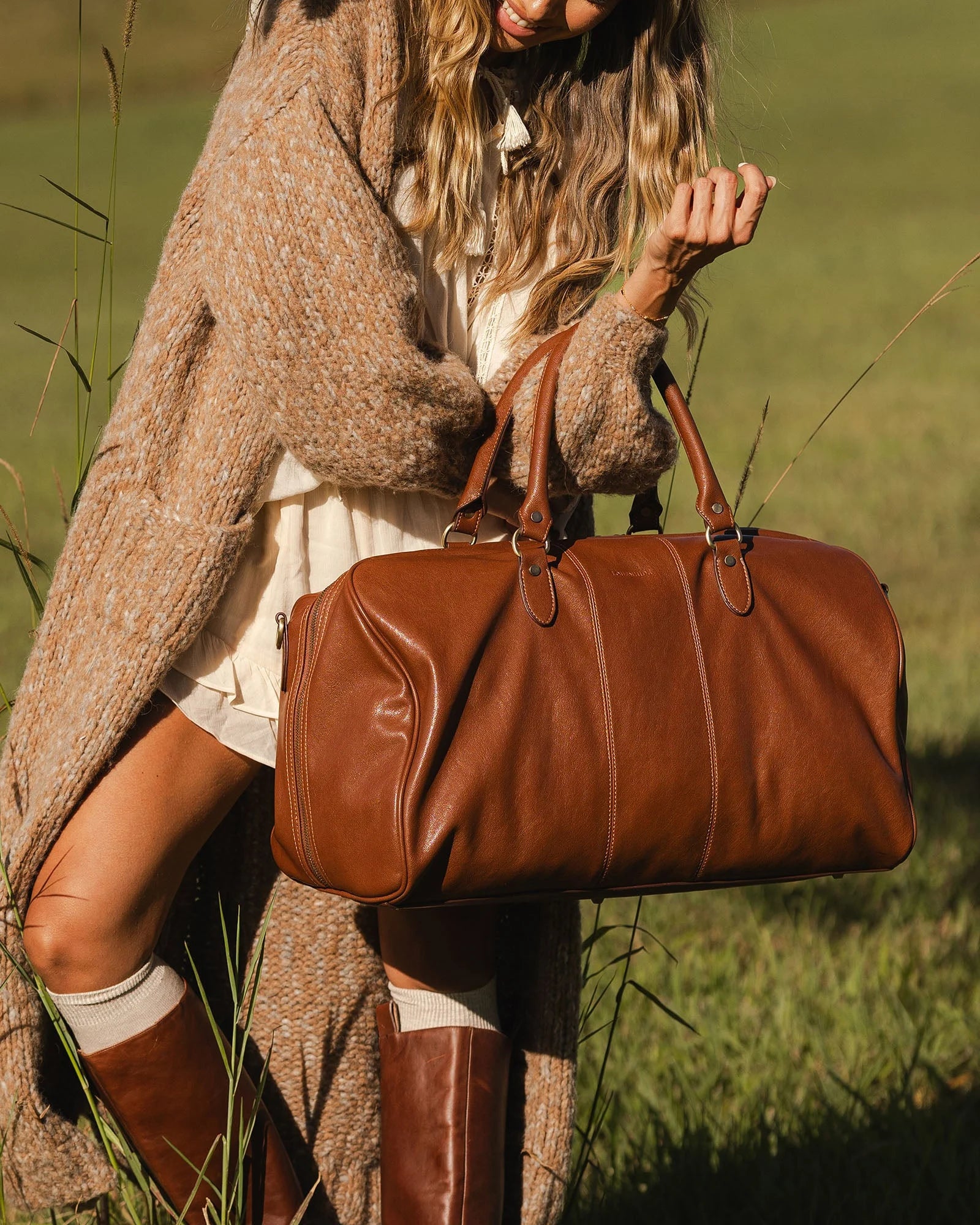 Louenhide Cooper Travel Bag - Cognac