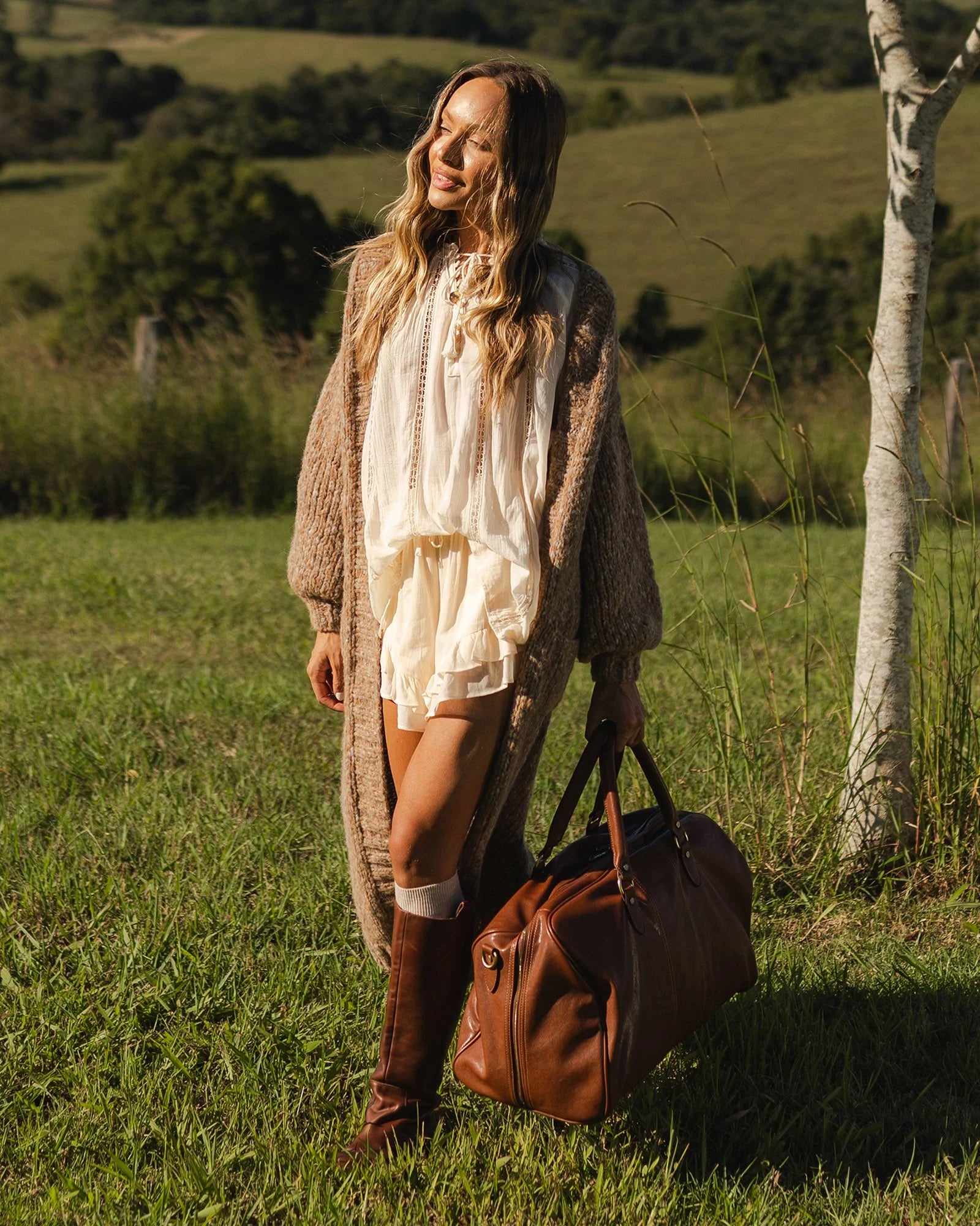 Louenhide Cooper Travel Bag - Cognac