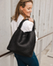 Louenhide Gabby Woven Tote Bag - Black Accessories - Other Accessories - Handbags & Wallets by Louenhide | Grace the Boutique