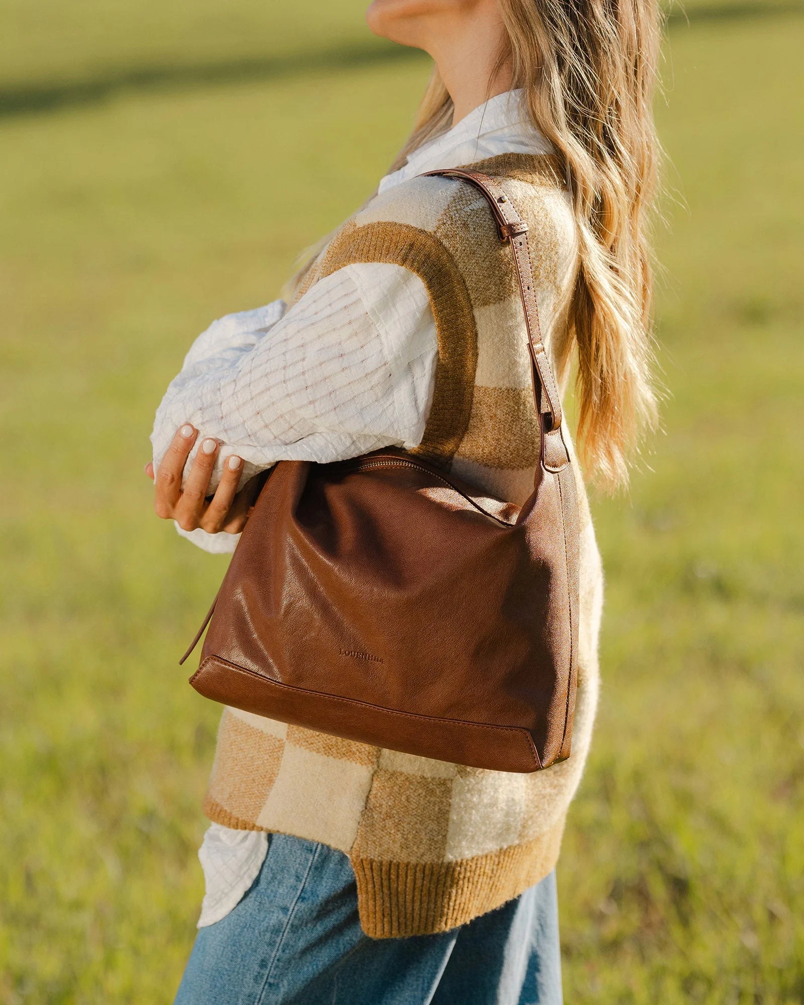 Louenhide Helena Shoulder Bag - Cognac