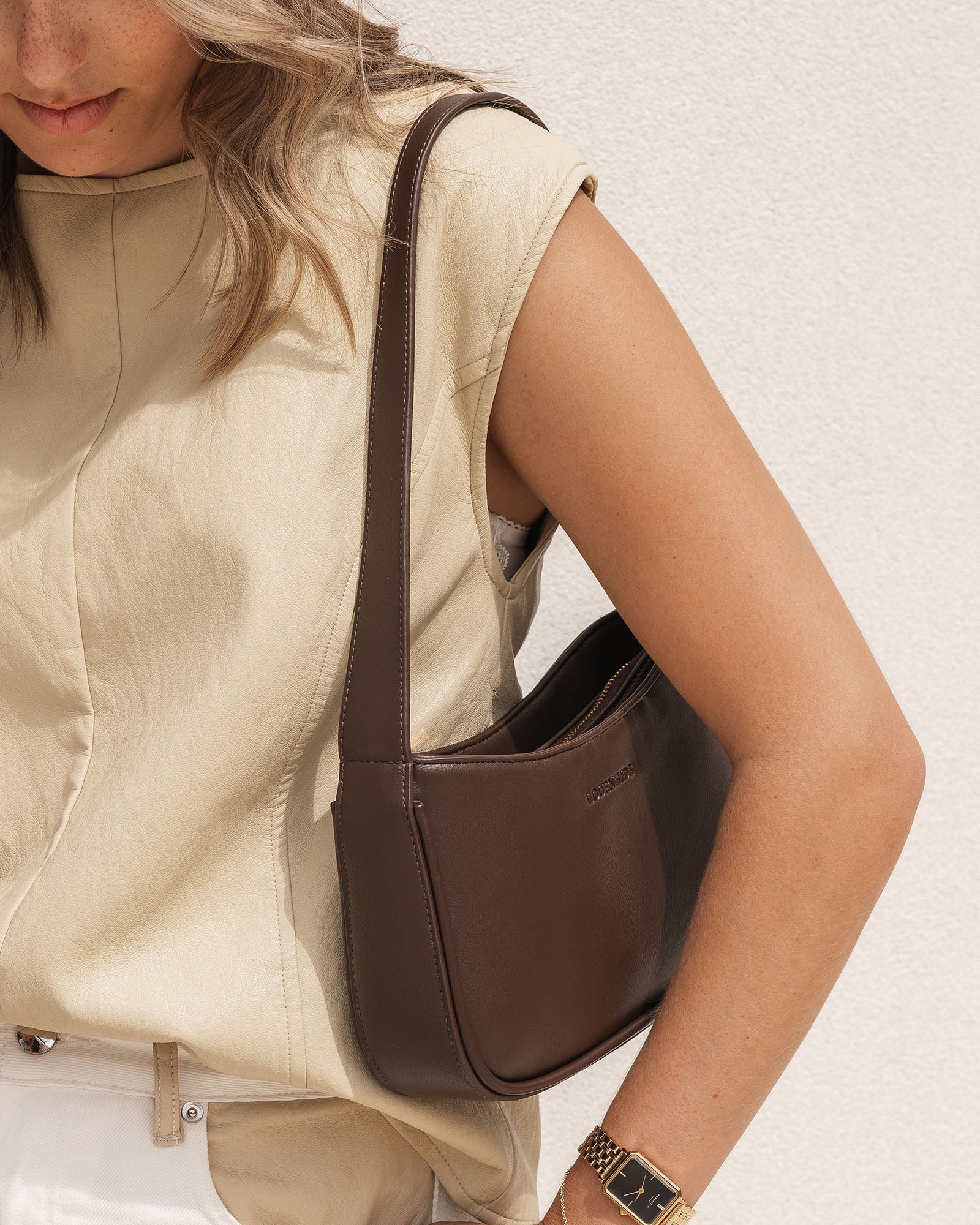 Louenhide Ivy Shoulder Bag - Chocolate