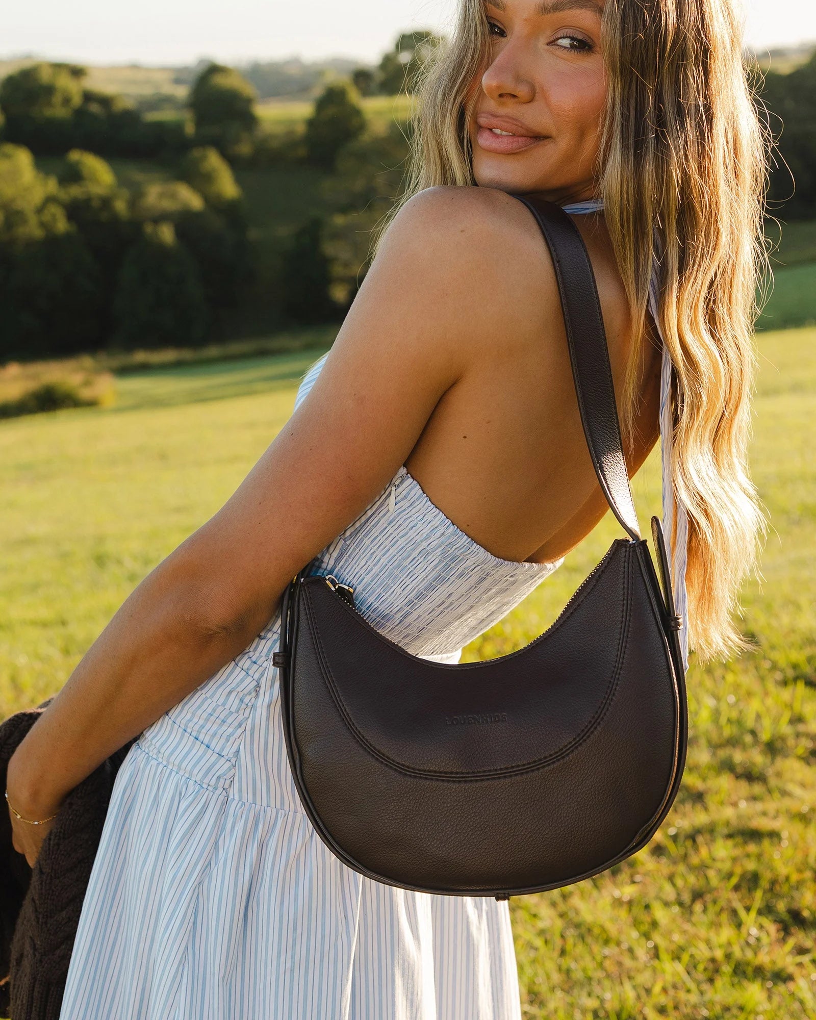 Louenhide Lane Crossbody Bag - Chocolate