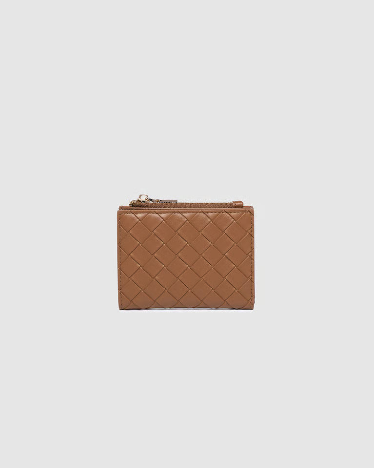 Louenhide Lily Woven Wallet - Tan