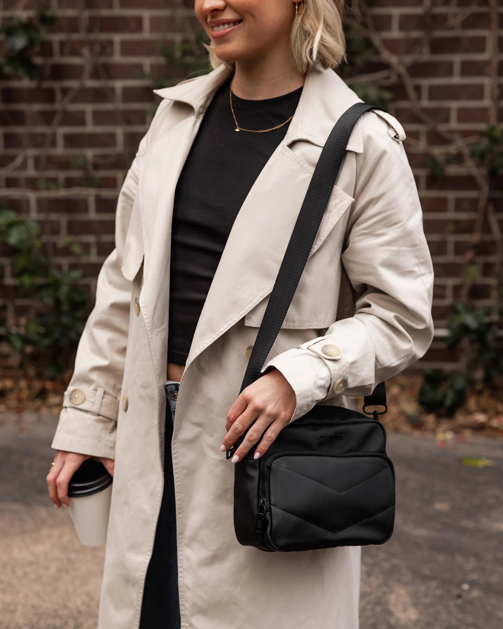 Louenhide London Crossbody Bag - Black