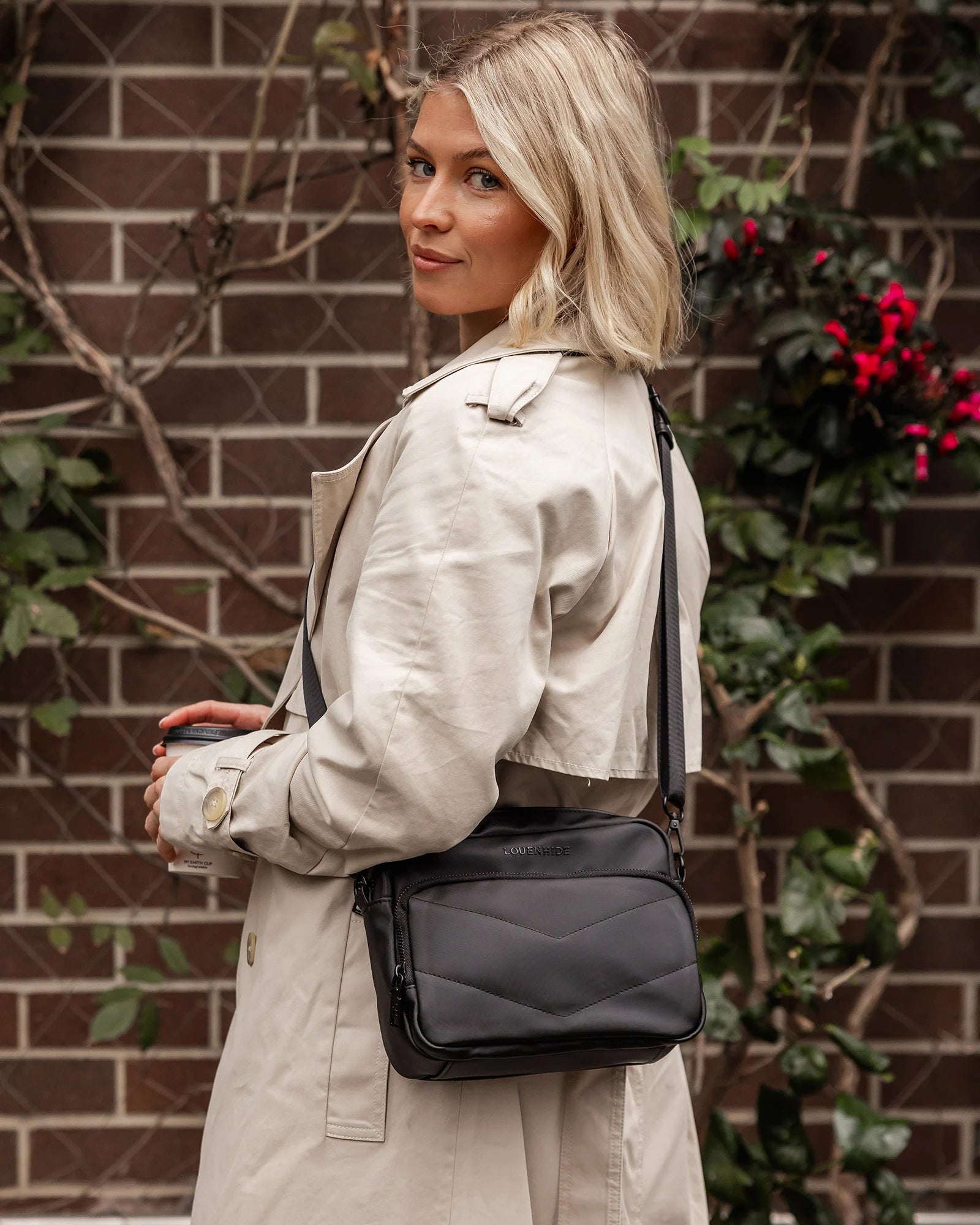 Louenhide London Crossbody Bag - Black