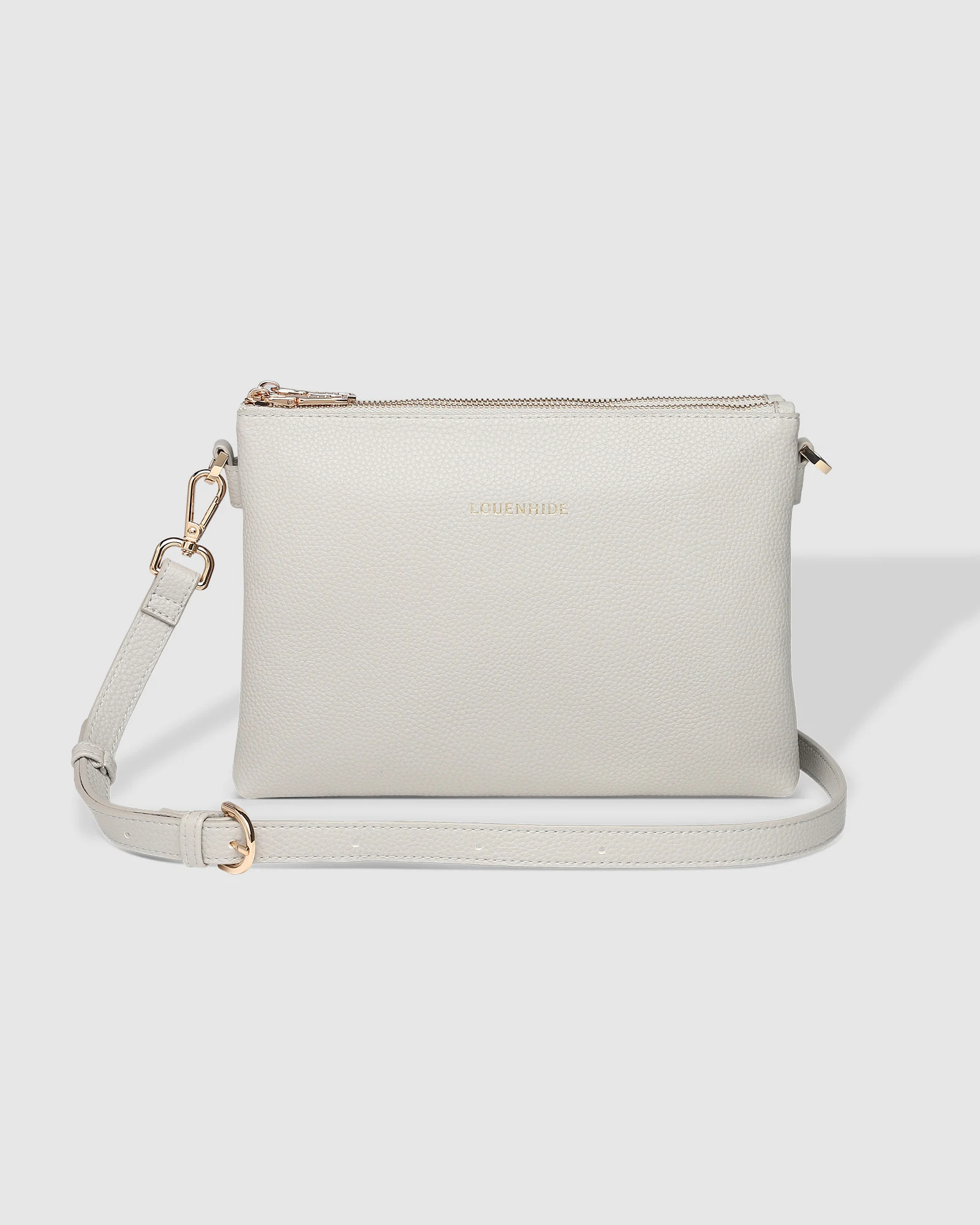 Louenhide Millie Crossbody Bag - Light Grey Accessories - Other Accessories - Handbags & Wallets by Louenhide | Grace the Boutique