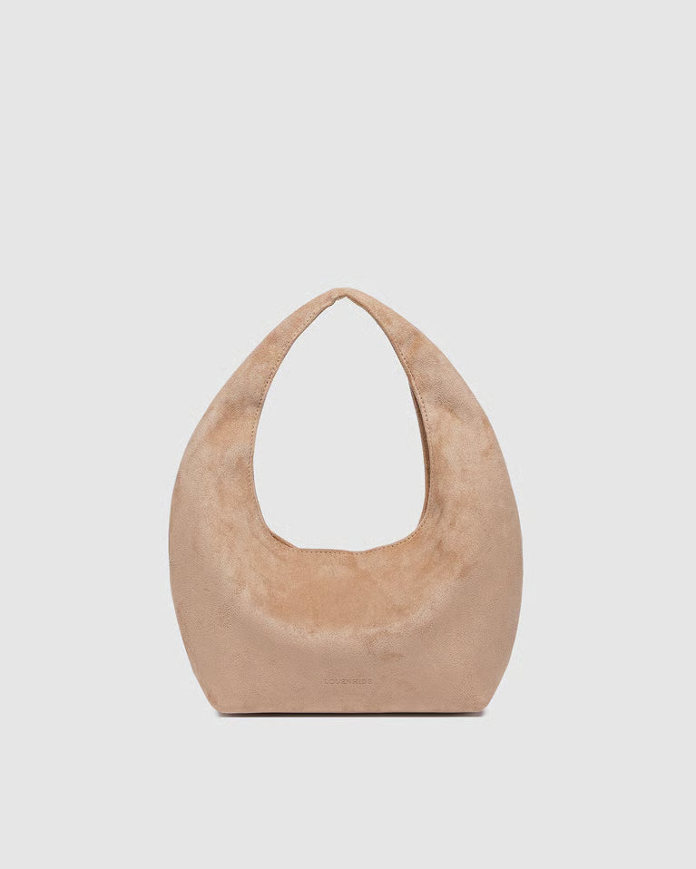 Louenhide Mini Monaco Shoulder Bag - Suede Blonde