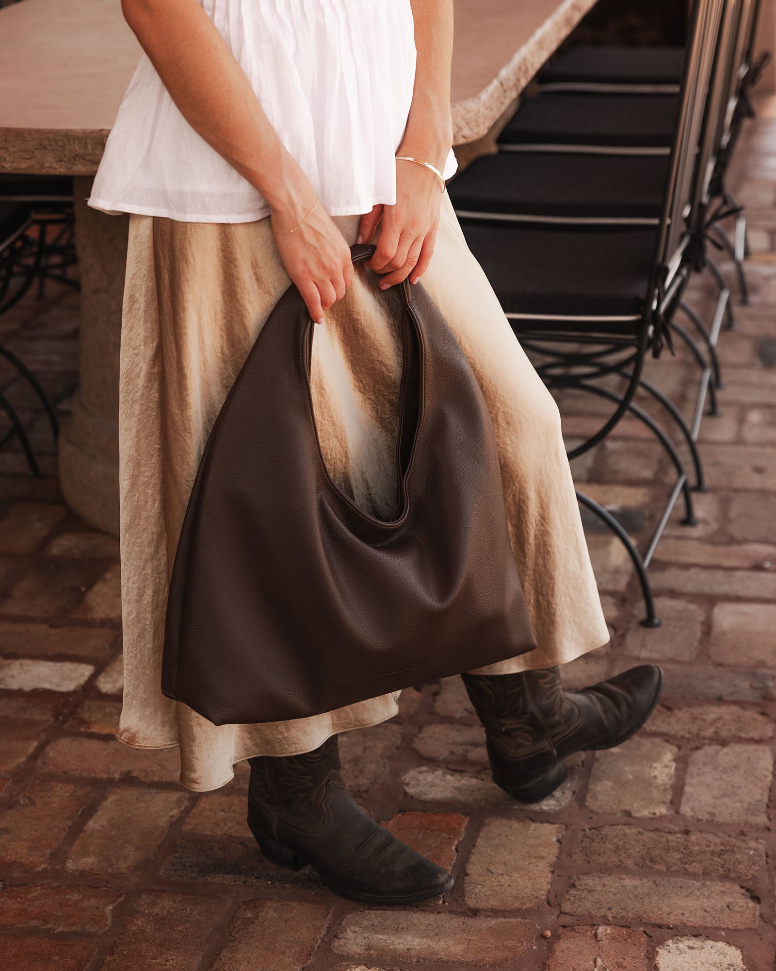 Louenhide Monaco Shoulder Bag - Chocolate