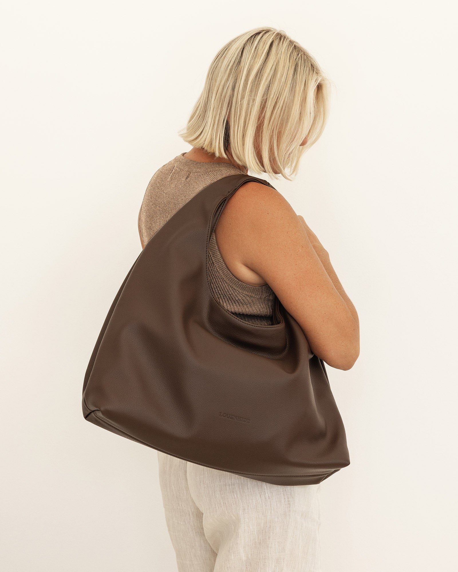 Louenhide Monaco Shoulder Bag - Chocolate