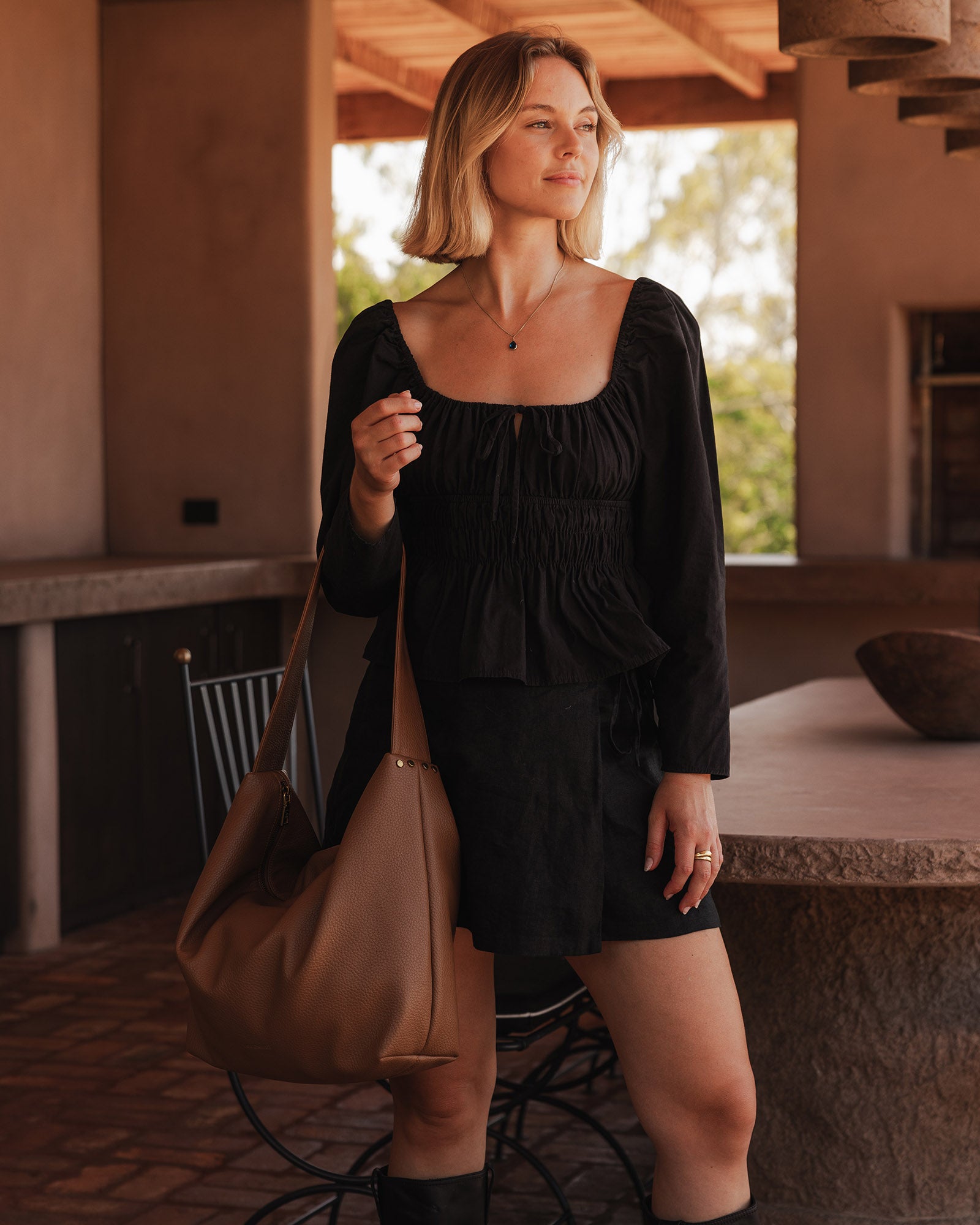 Louenhide Morgan Shoulder Bag - Caramel