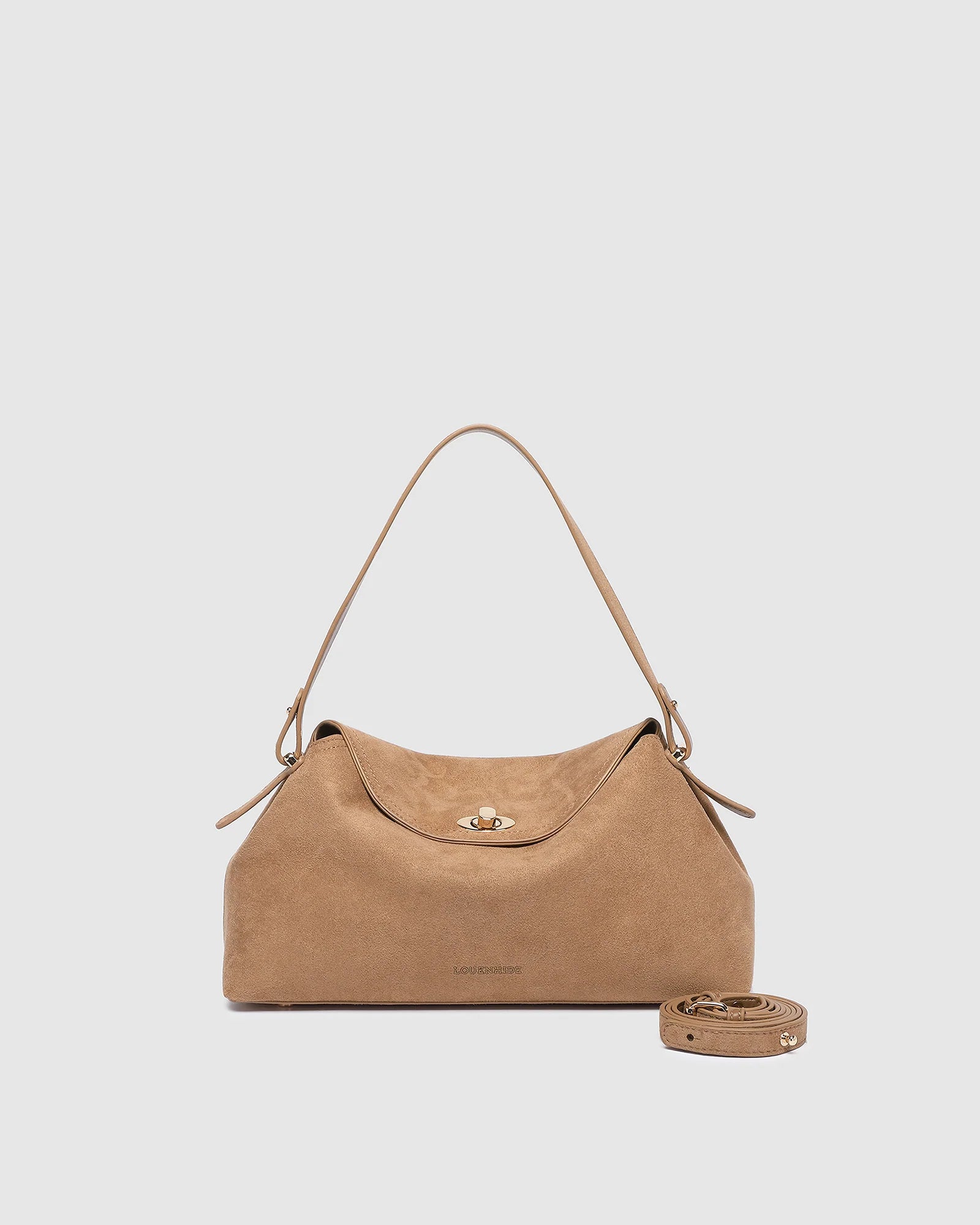 Louenhide Nicole Handbag - Suede Honey