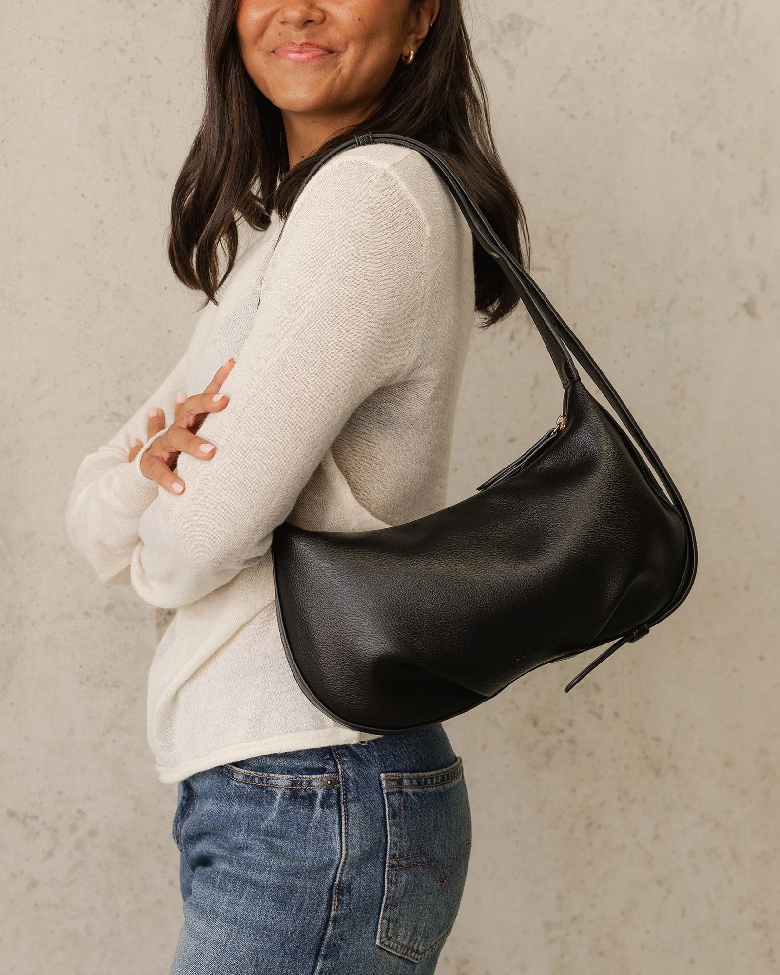 Louenhide Olivia Shoulder Bag - Black
