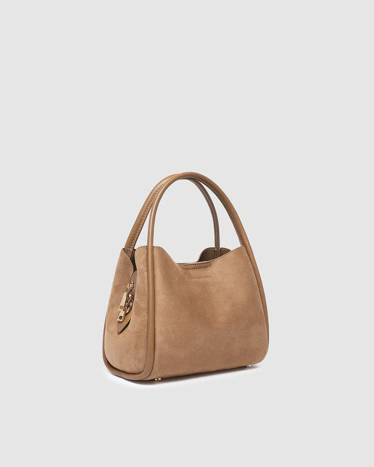 Louenhide Steffie Suede Mini Tote - Honey