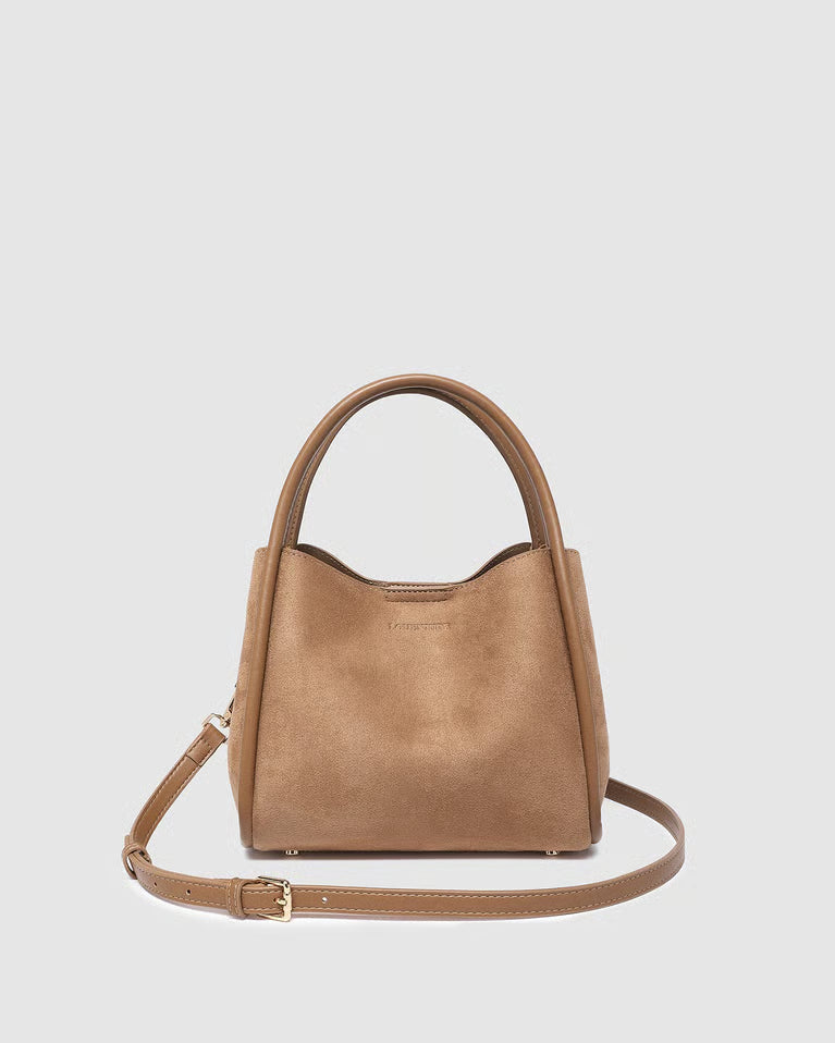Louenhide Steffie Suede Mini Tote - Honey