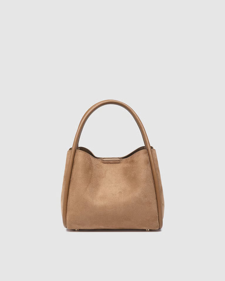 Louenhide Steffie Suede Mini Tote - Honey